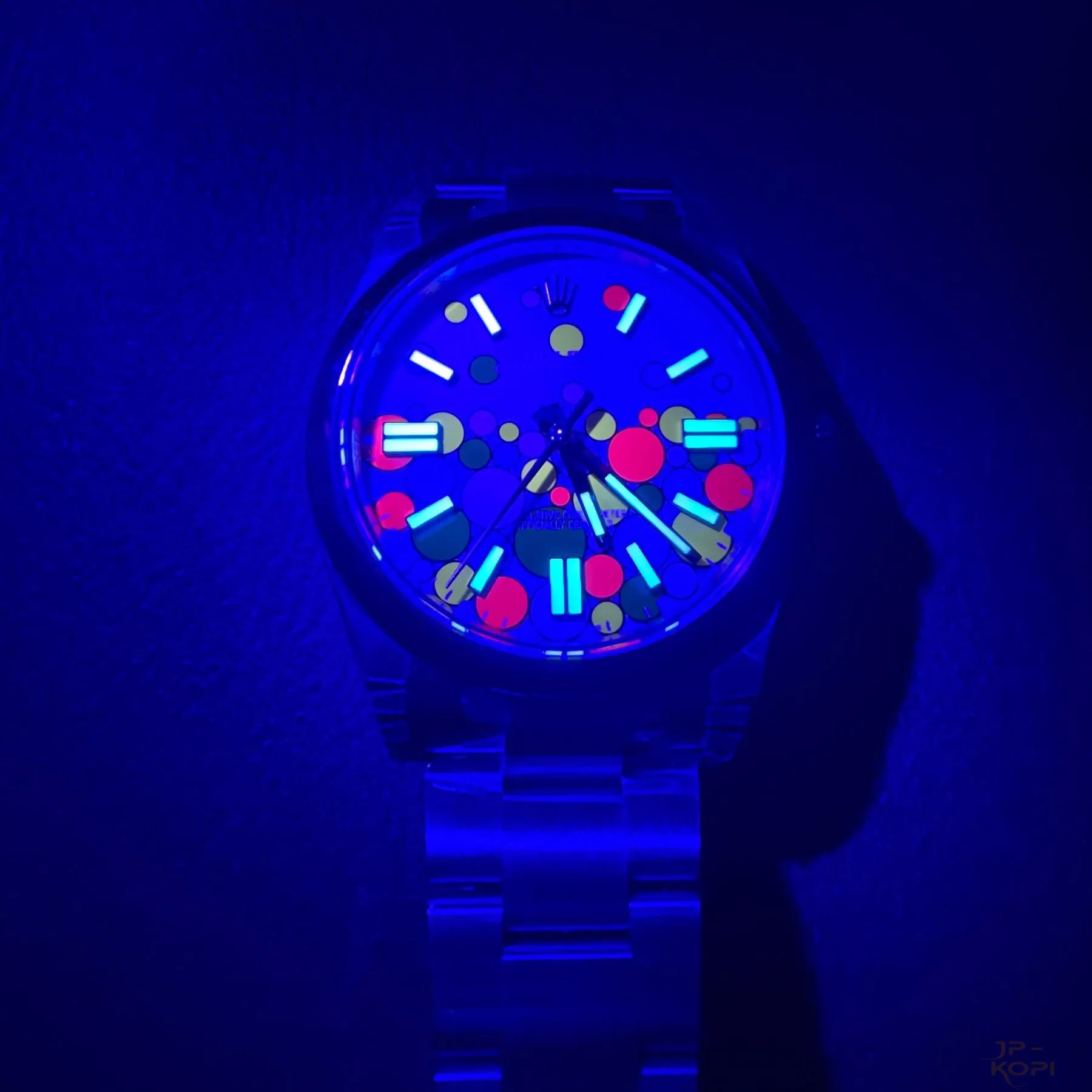 ロレックス オイスターパーペチュアル 124300|セレブレーションモチーフ 41mm ターコイズブルー【VS工場製】 - 画像 (14)