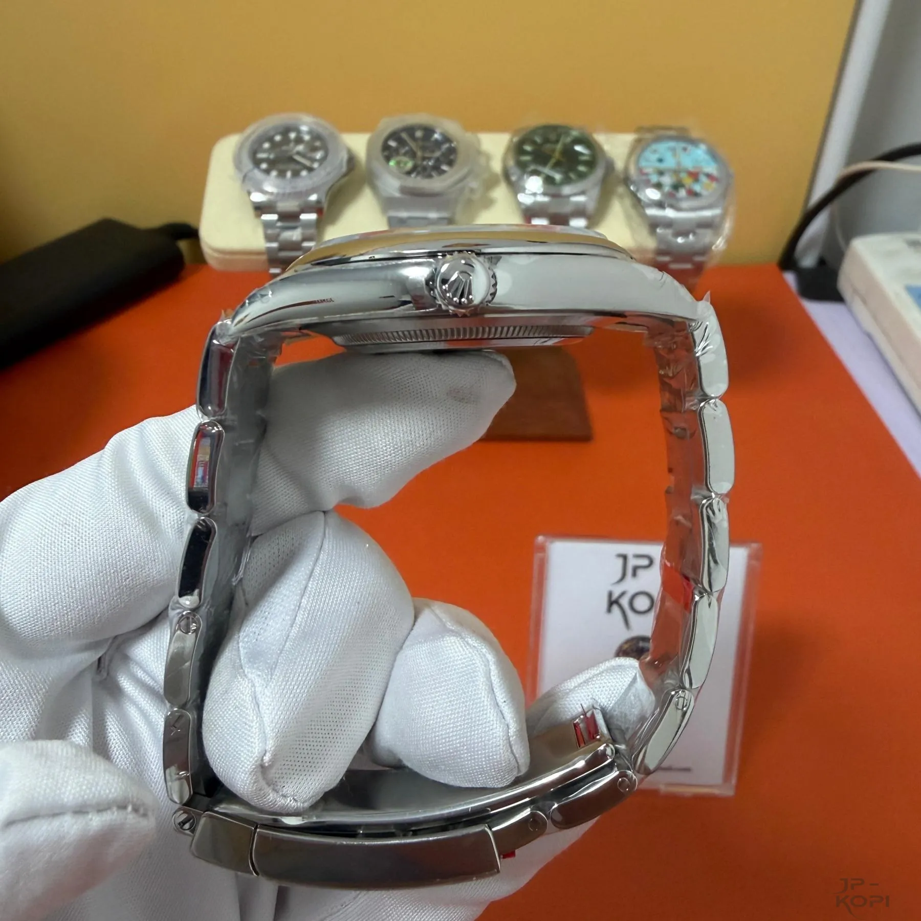ロレックス オイスターパーペチュアル 134300|ピスタチオグリーン ノンデイト 41mm 【VS工場製】 - 画像 (7)
