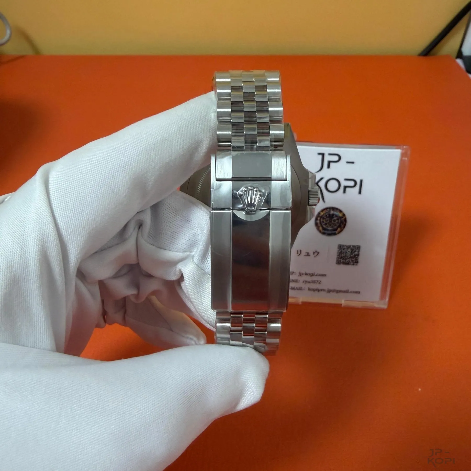 ロレックス GMTマスター II 126710GRNR|ブラック×グレー ジュビリーブレス 丹東Cal.3285【VS工場製 高品質コピー腕時計】 - 画像 (6)