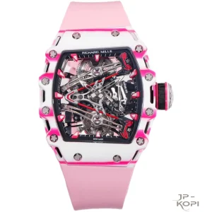 リシャール・ミル RM 38-02 トゥールビヨン Bubba Watson｜ピンク×ホワイト ピンクバンド TPT® ケース【RM工場製】