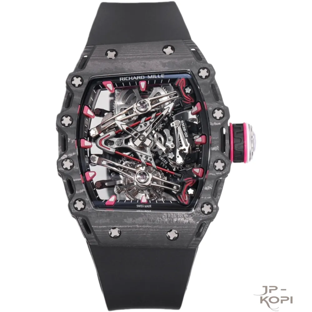 リシャール・ミル RM38-02 トゥールビヨン Bubba Watson|ブラックカーボンケース ブラックバンド【RM工場製】