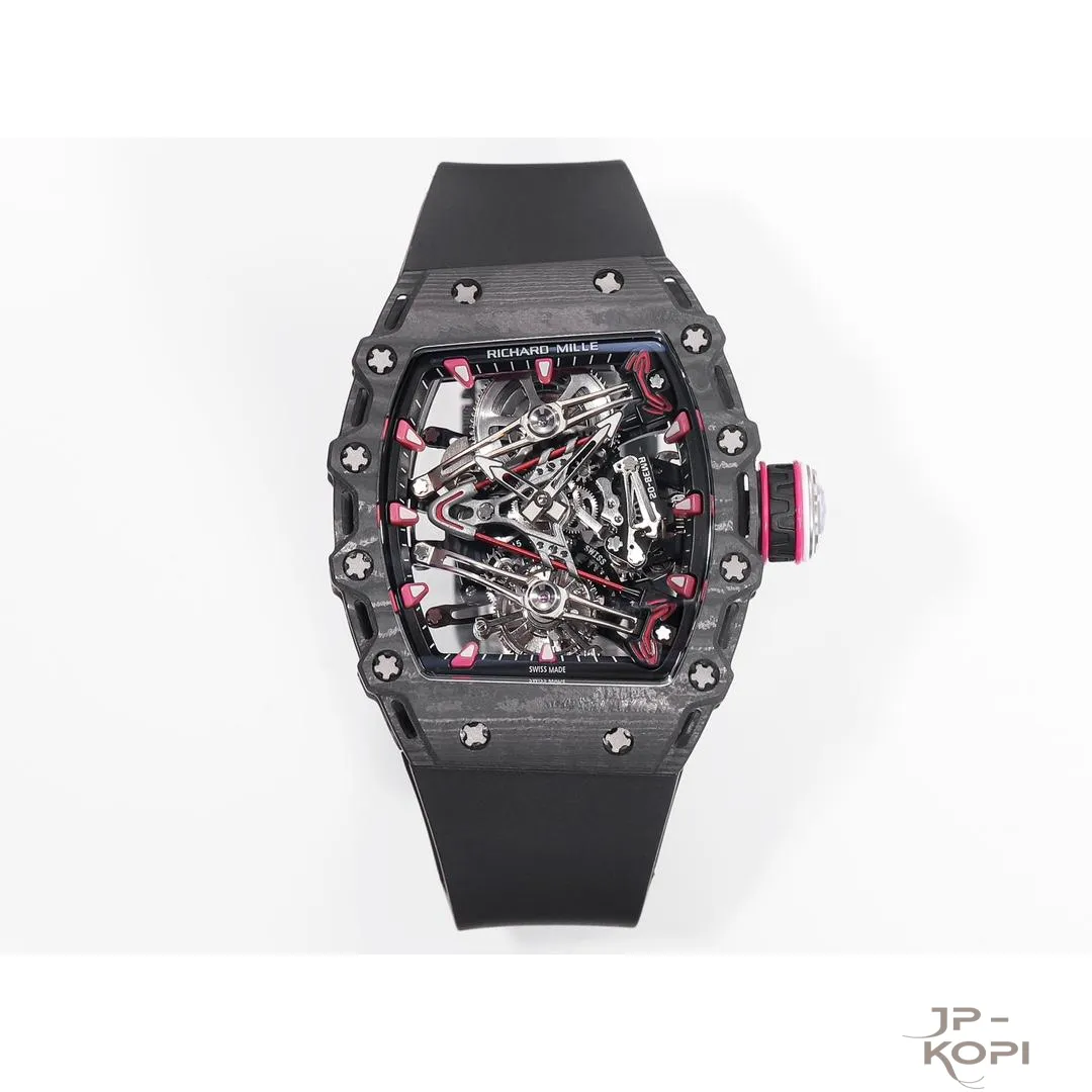 リシャール・ミル RM38-02 トゥールビヨン Bubba Watson|ブラックカーボンケース ブラックバンド【RM工場製】 - 画像 (2)