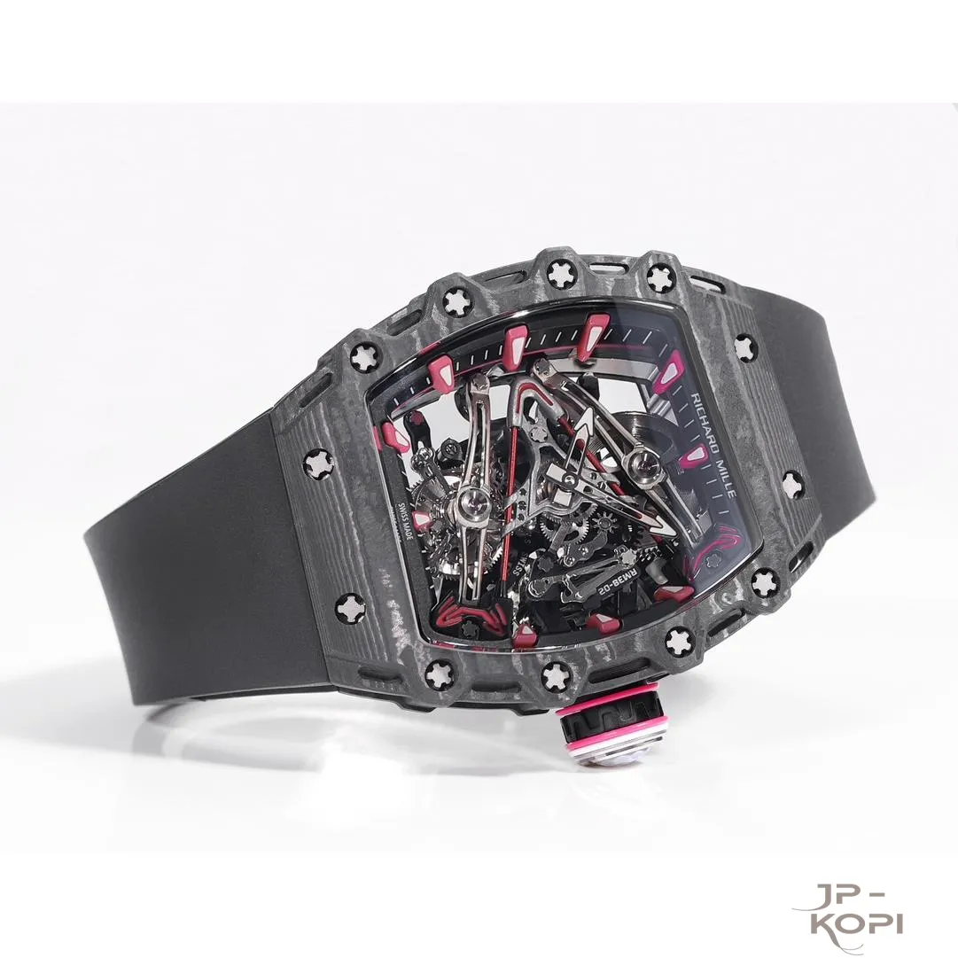 リシャール・ミル RM38-02 トゥールビヨン Bubba Watson|ブラックカーボンケース ブラックバンド【RM工場製】 - 画像 (3)