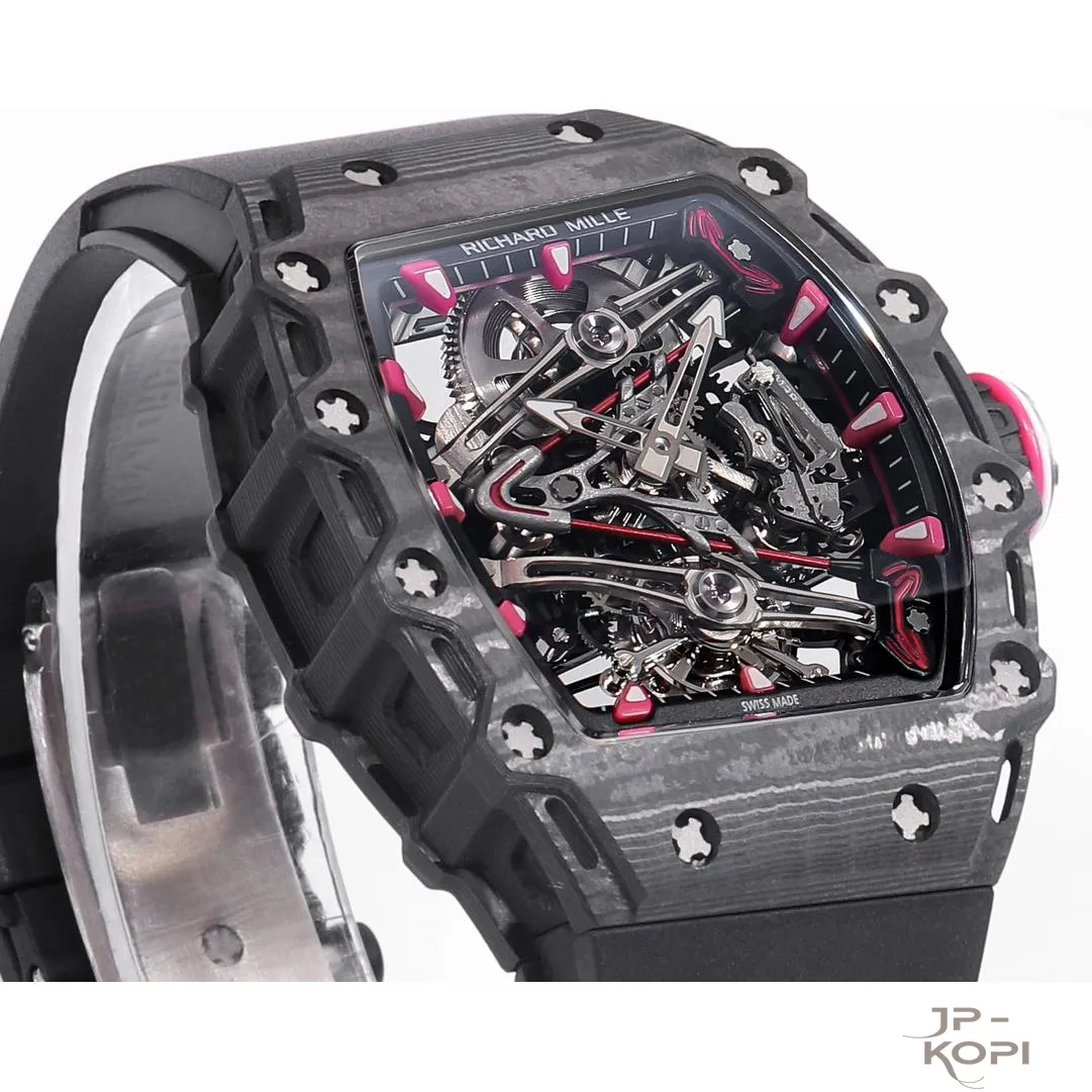 リシャール・ミル RM38-02 トゥールビヨン Bubba Watson|ブラックカーボンケース ブラックバンド【RM工場製】 - 画像 (5)