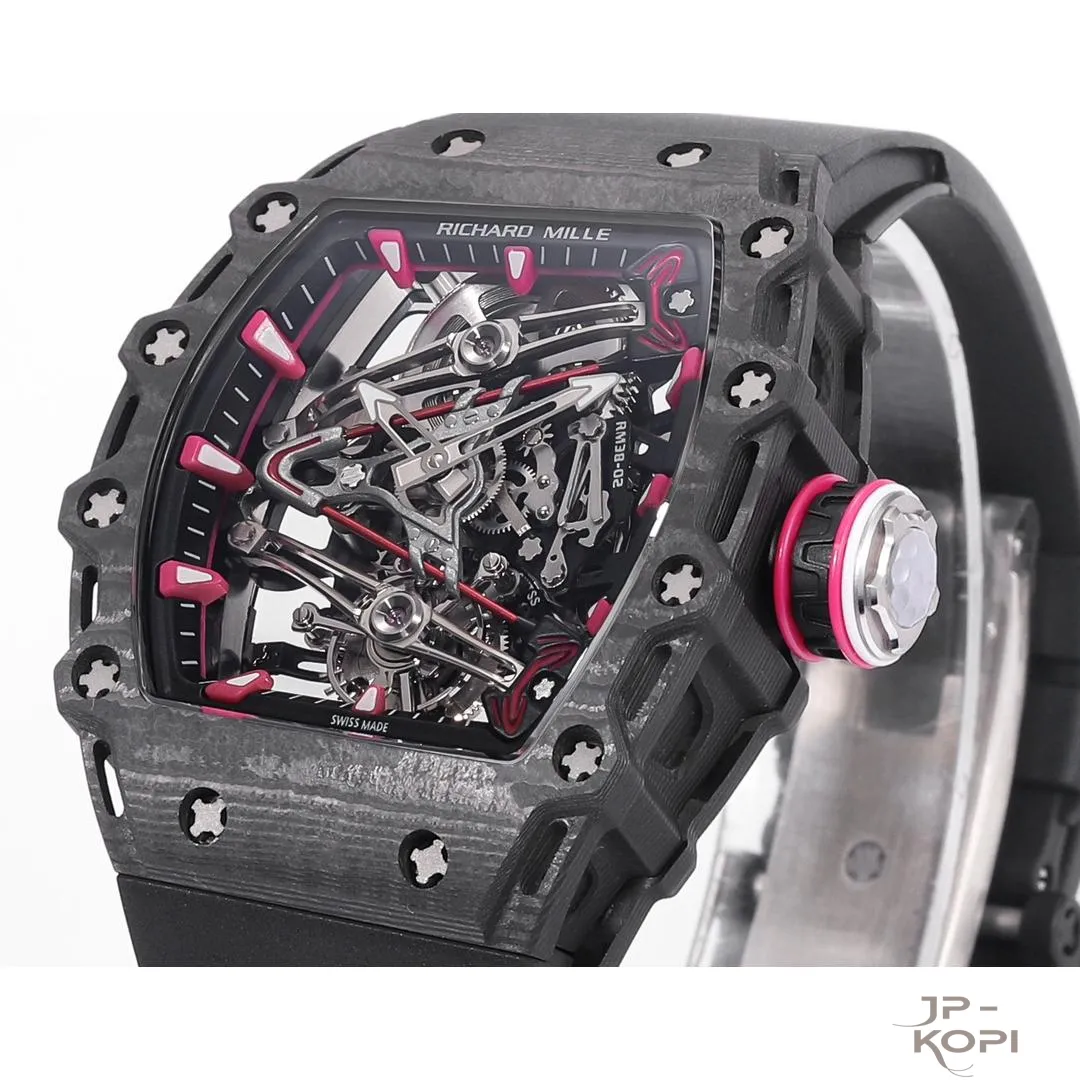 リシャール・ミル RM38-02 トゥールビヨン Bubba Watson|ブラックカーボンケース ブラックバンド【RM工場製】 - 画像 (6)