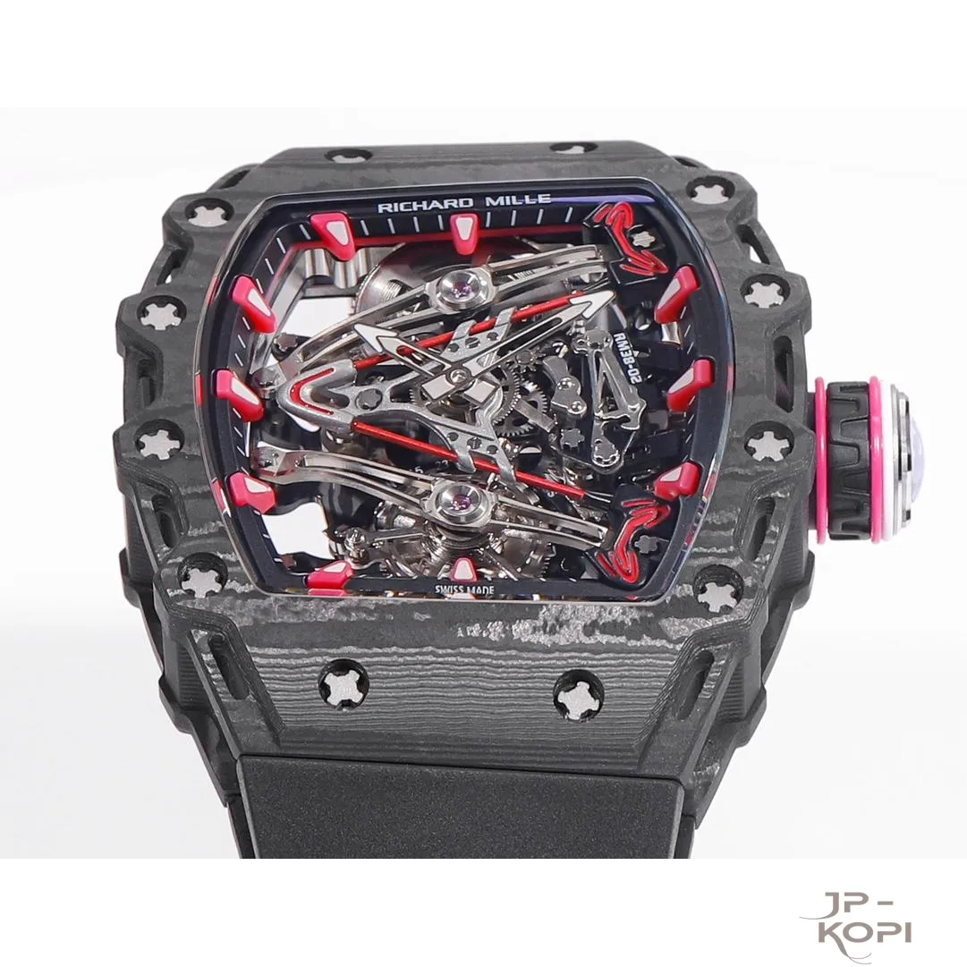 リシャール・ミル RM38-02 トゥールビヨン Bubba Watson|ブラックカーボンケース ブラックバンド【RM工場製】 - 画像 (7)