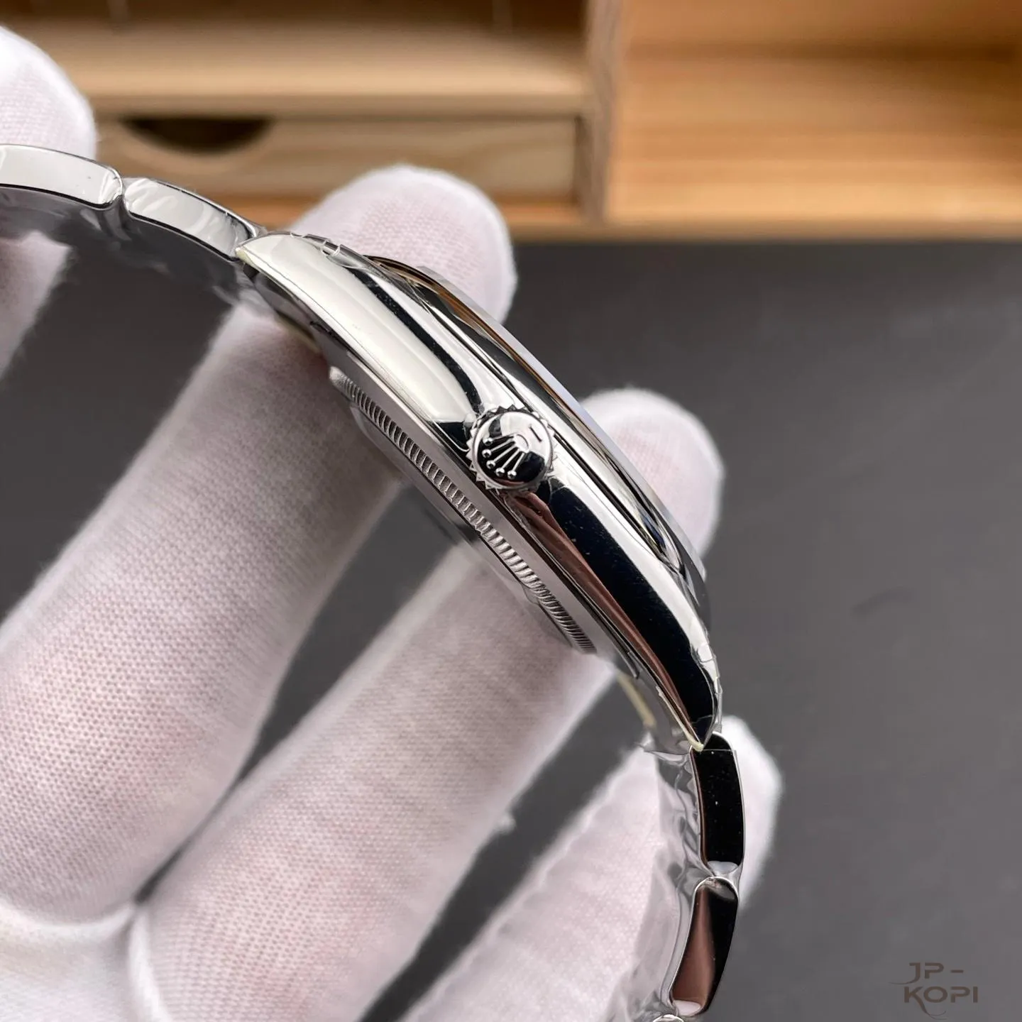 ロレックス オイスターパーペチュアル 134300|ベージュダイアル ノンデイト 41mm 【VS工場製】 - 画像 (5)