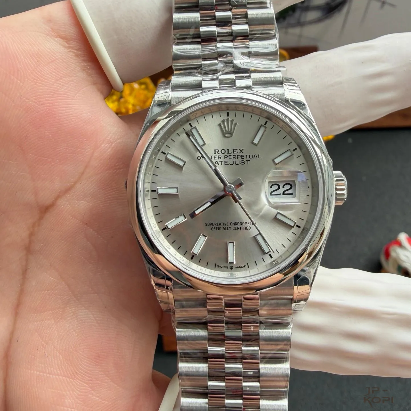 ロレックス デイトジャスト 36mm 126200-0001|シルバーダイアル × ジュビリーブレス 丹東Cal.3235【VS工場製】 - 画像 (2)