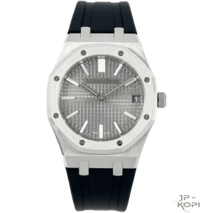 オーデマ・ピゲ ロイヤルオーク 41mm 15510ST｜グレー文字盤 × ラバーベルト【DDF工場製】