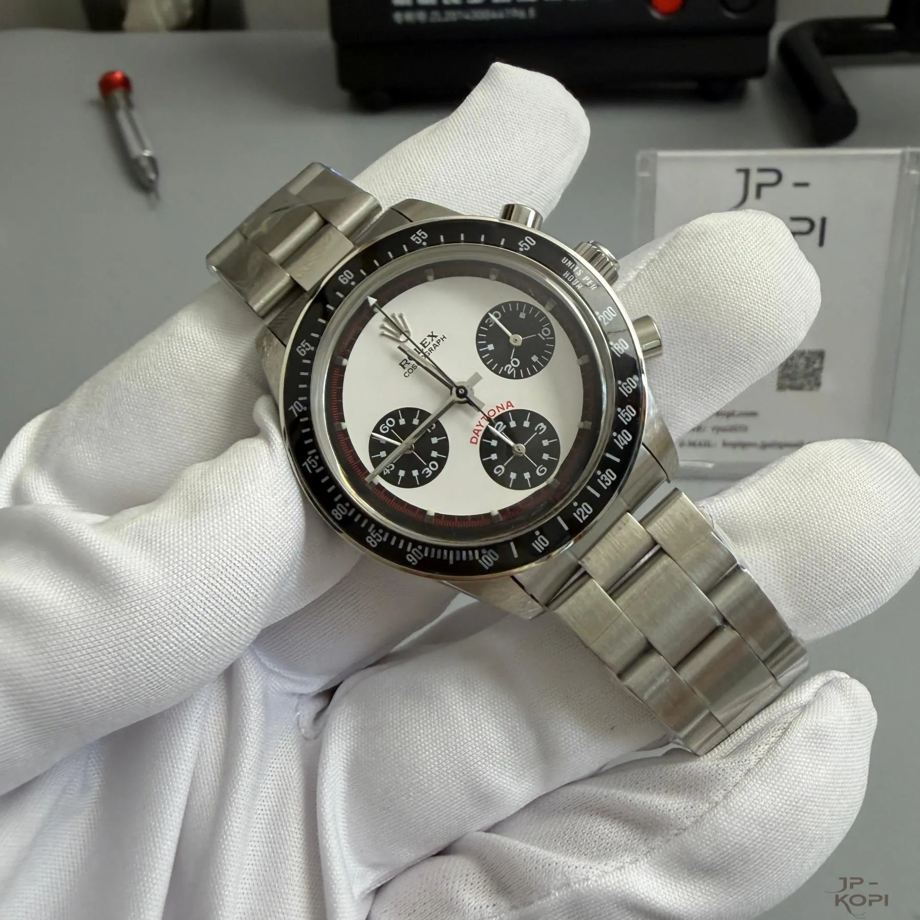ロレックス デイトナ ポール・ニューマン Ref.6241 | 1968年 ホワイトダイヤル × オイスターブレスレット【MS工場製】 - 画像 (3)