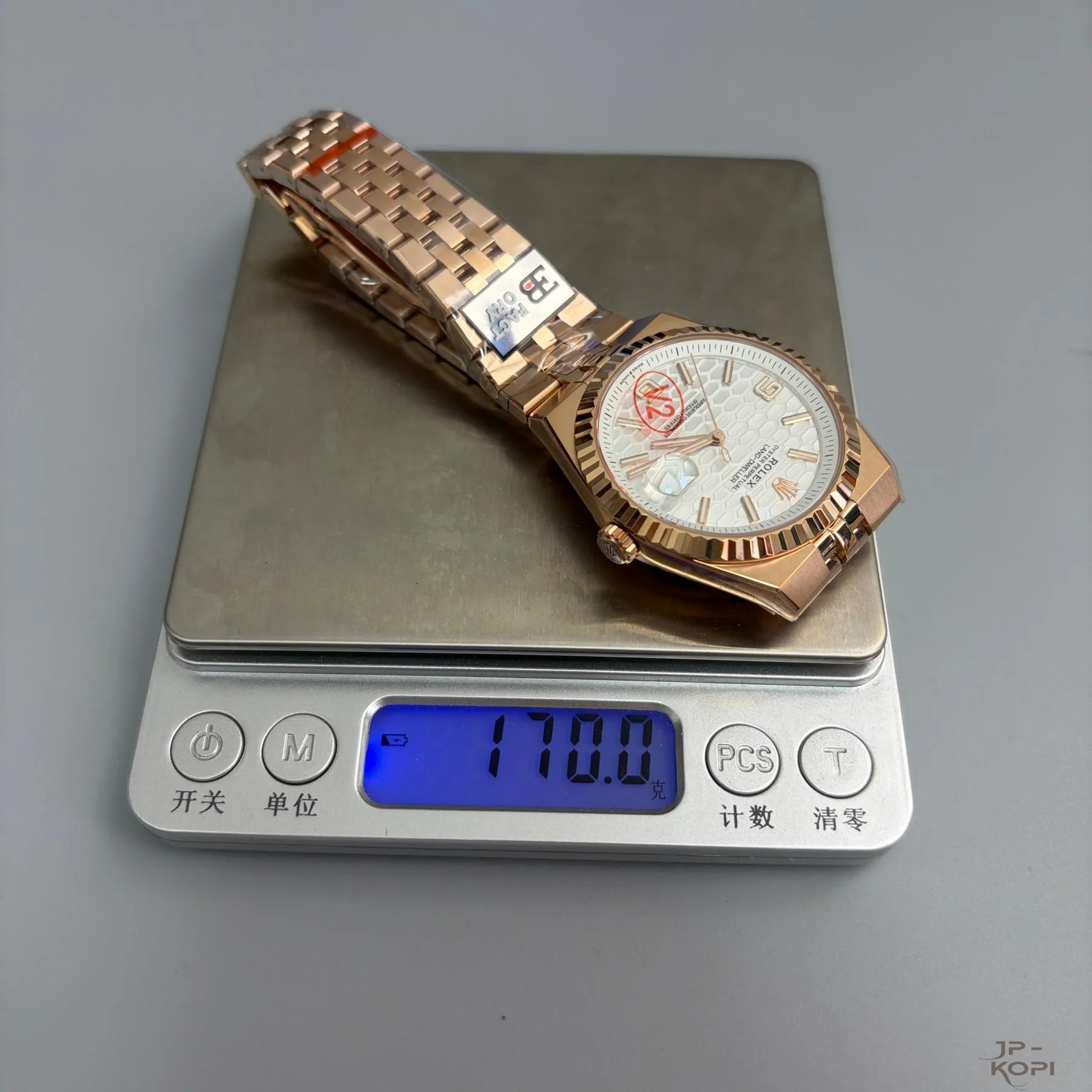 ロレックス ランドドゥエラー 127335 | ローズゴールド × ホワイトハニカムダイヤル × フルーテッドベゼル 一体式Cal.7135【B工場V2】 - 画像 (10)