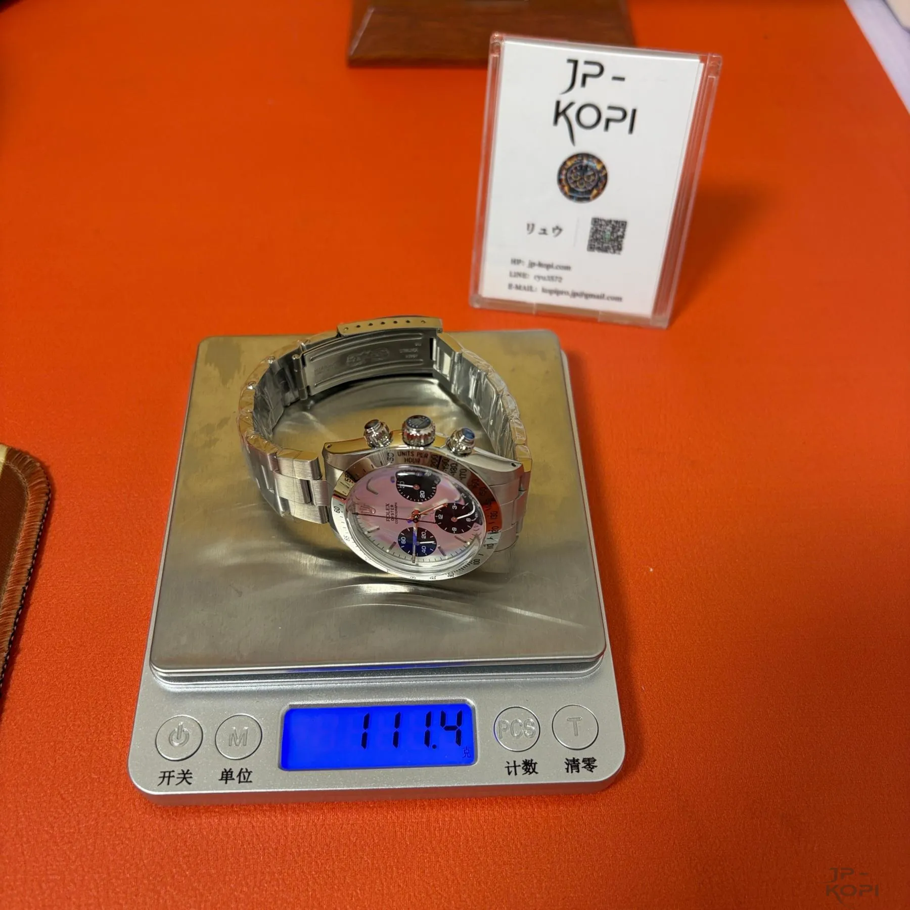 ロレックス デイトナ ヴィンテージ Big Red Ref.6265 | シルバーダイヤル × スチールベゼル × オイスターブレス【MS工場製】 - 画像 (11)