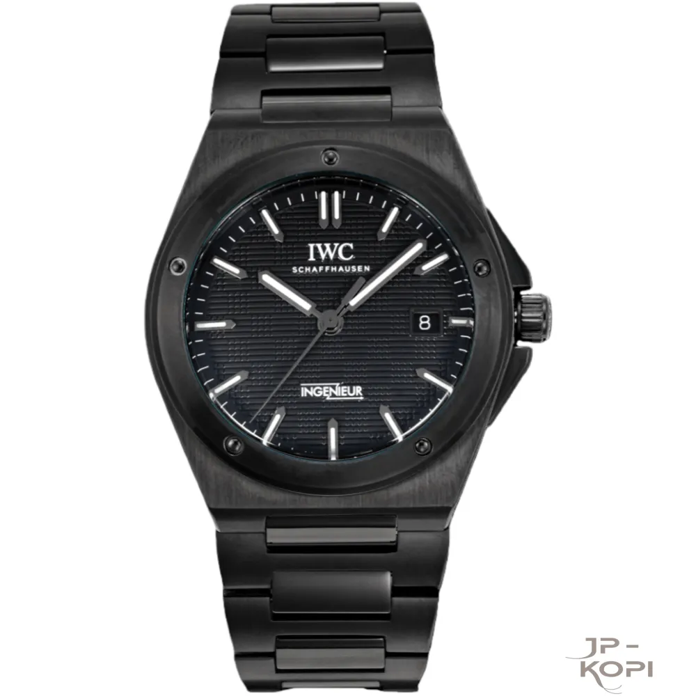 IWC インヂュニア・オートマティック 40 IW338903|ブラック文字盤 × DLCブラック【BLS工場製】