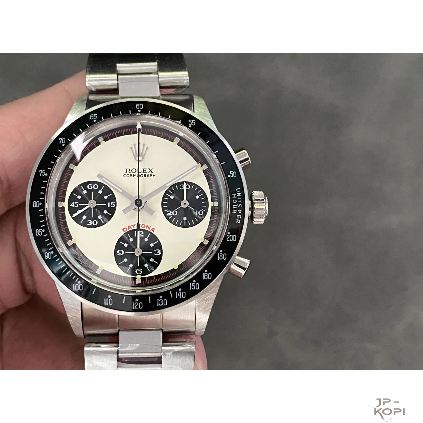 ロレックス デイトナ ポール・ニューマン Ref.6241 | 1968年 ホワイトダイヤル × オイスターブレスレット【MS工場製】 - 画像 (2)