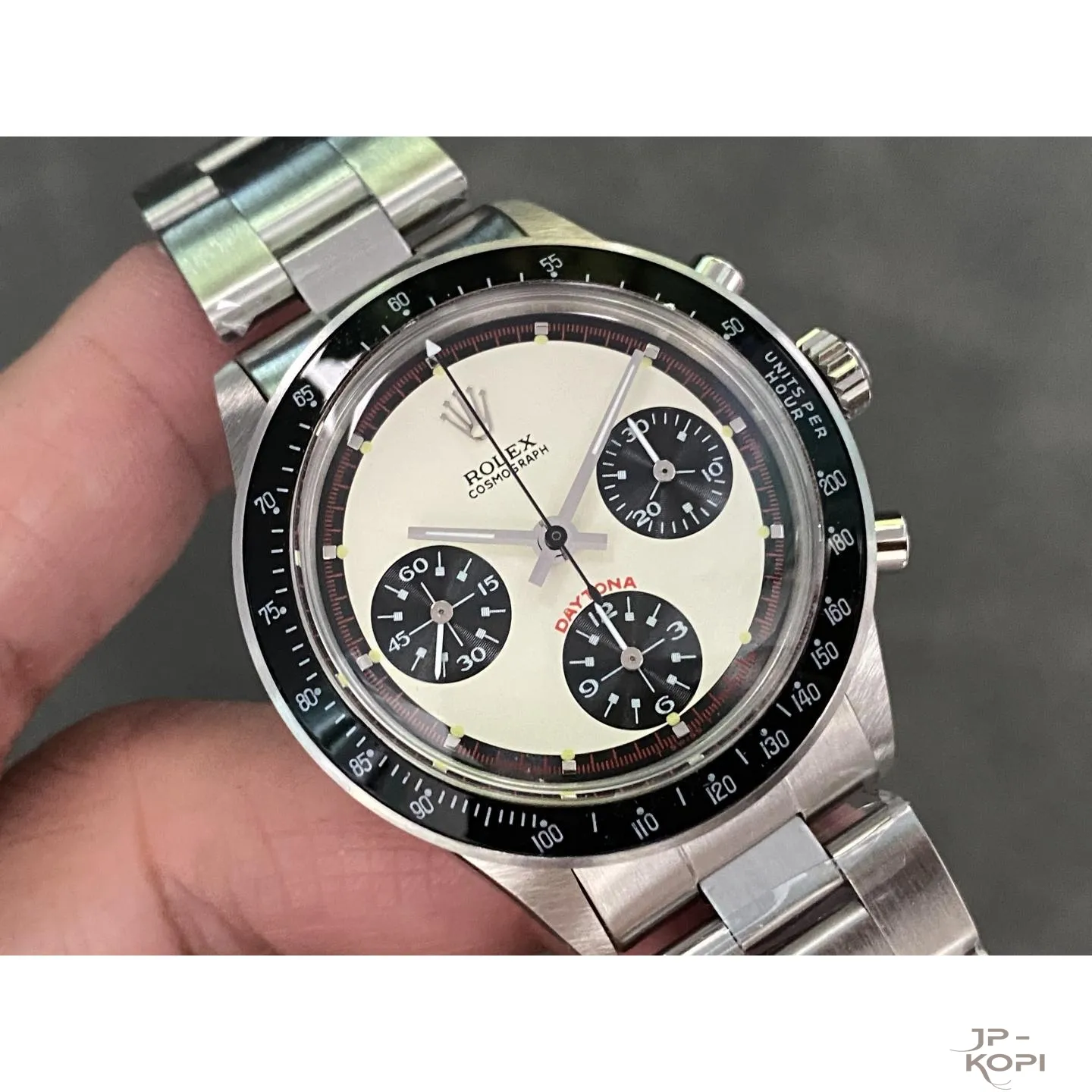 ロレックス デイトナ ポール・ニューマン Ref.6241 | 1968年 ホワイトダイヤル × オイスターブレスレット【MS工場製】 - 画像 (3)