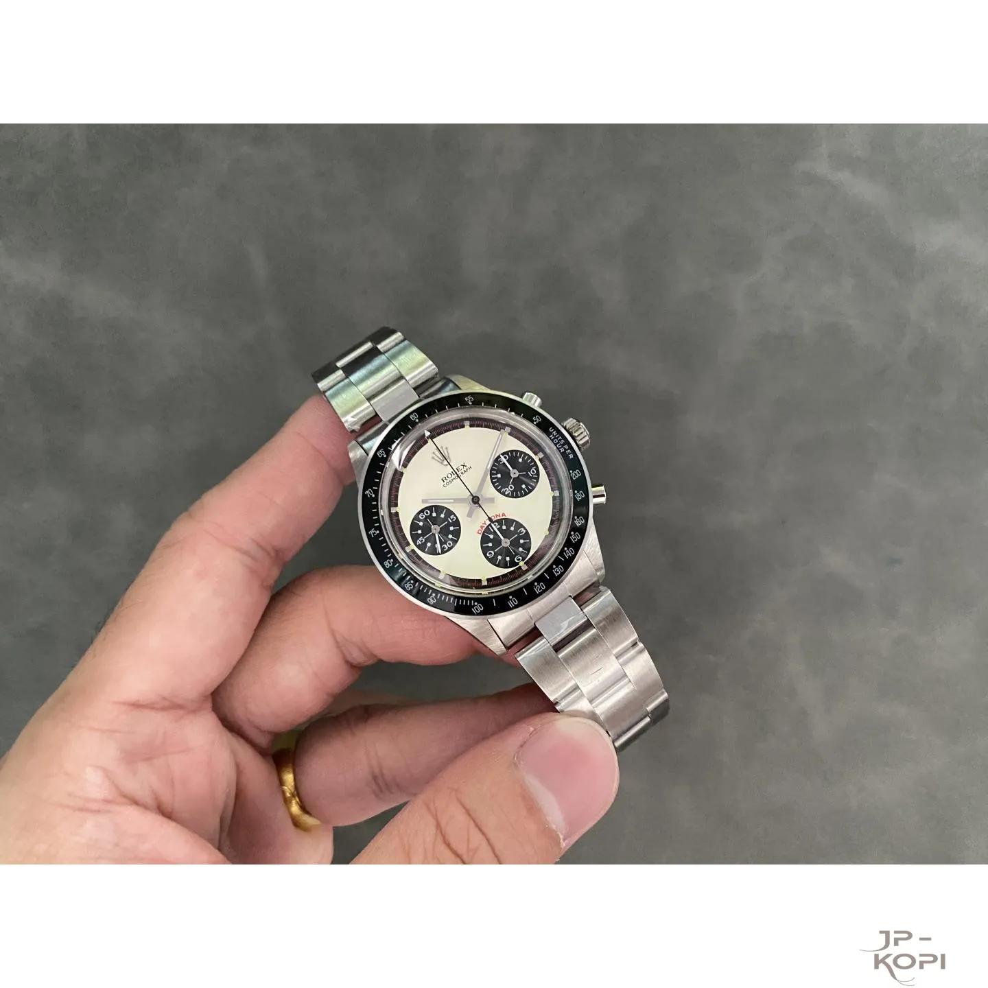 ロレックス デイトナ ポール・ニューマン Ref.6241 | 1968年 ホワイトダイヤル × オイスターブレスレット【MS工場製】 - 画像 (5)
