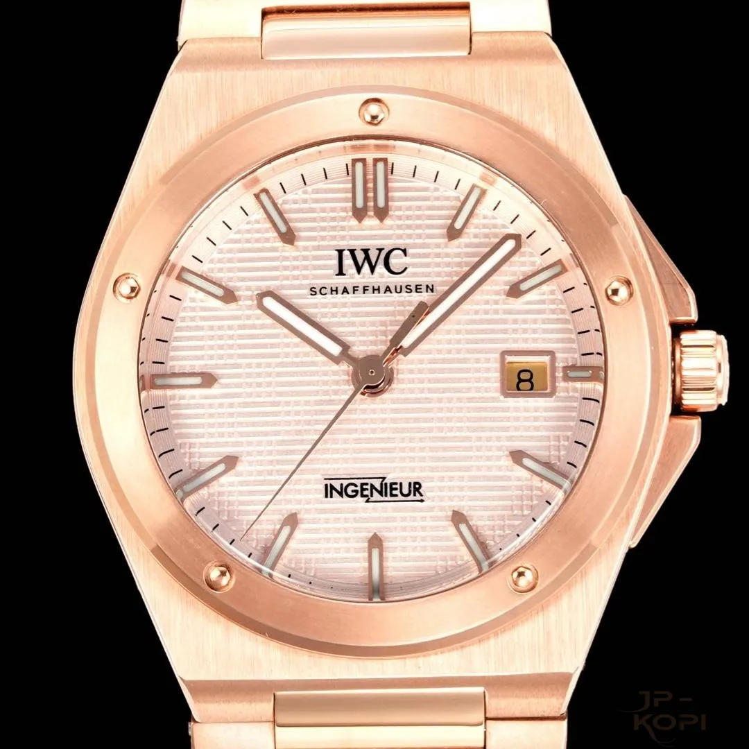 IWC インヂュニア オートマティック|ゴールド文字盤 × 2892/2824 自動巻き【BLS工場製】 - 画像 (3)