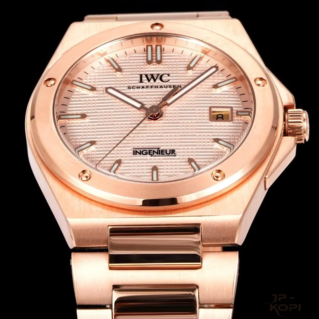 IWC インヂュニア オートマティック|ゴールド文字盤 × 2892/2824 自動巻き【BLS工場製】 - 画像 (4)