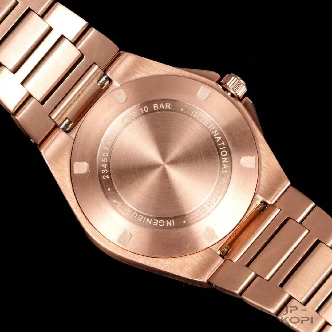 IWC インヂュニア オートマティック|ゴールド文字盤 × 2892/2824 自動巻き【BLS工場製】 - 画像 (10)