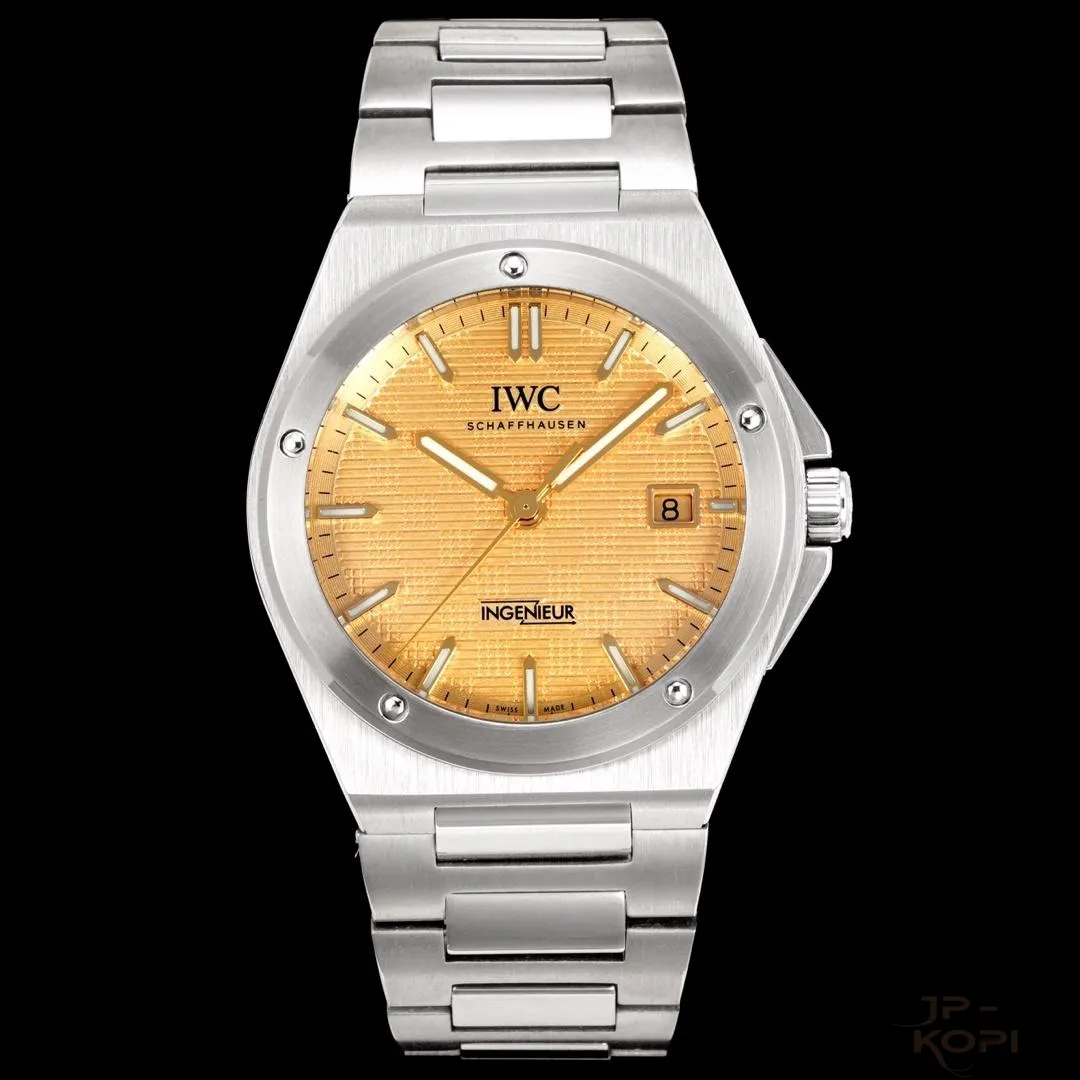IWC インヂュニア オートマティック|シャンパン文字盤 × 2892/2824 自動巻き【BLS工場製】 - 画像 (2)