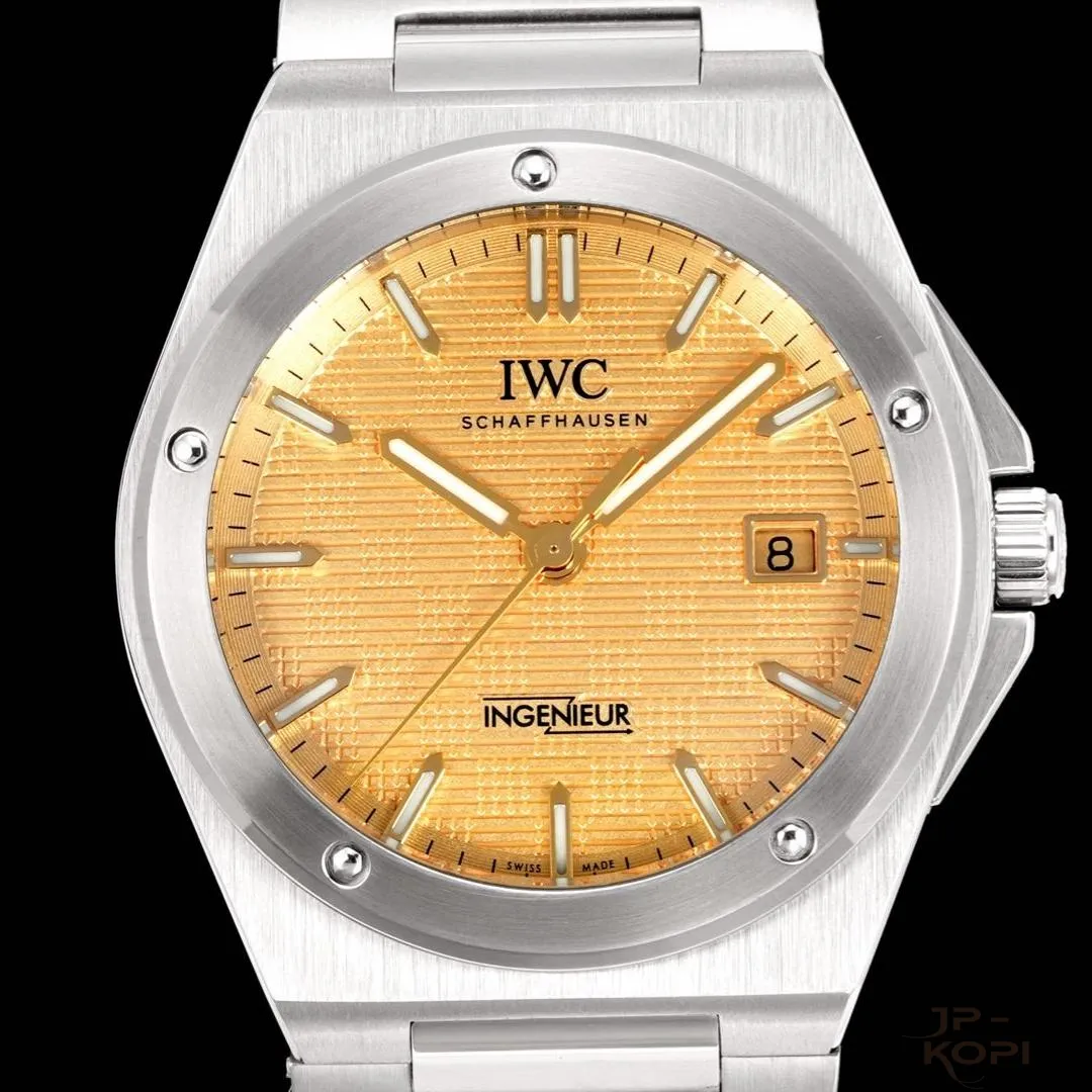 IWC インヂュニア オートマティック|シャンパン文字盤 × 2892/2824 自動巻き【BLS工場製】 - 画像 (3)