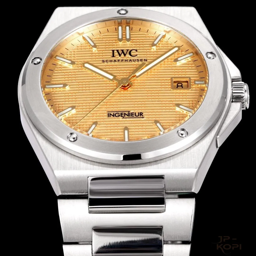 IWC インヂュニア オートマティック|シャンパン文字盤 × 2892/2824 自動巻き【BLS工場製】 - 画像 (4)