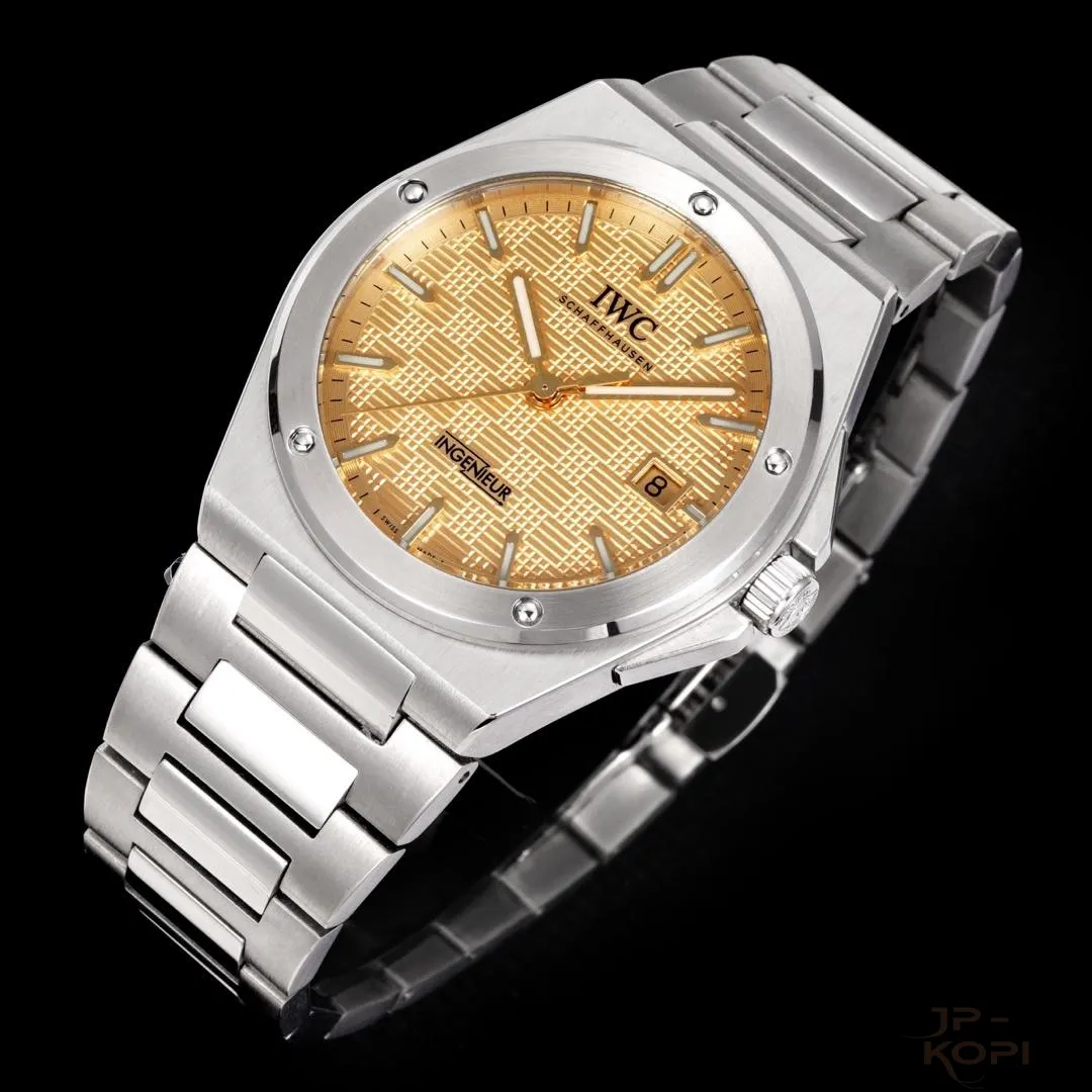 IWC インヂュニア オートマティック|シャンパン文字盤 × 2892/2824 自動巻き【BLS工場製】 - 画像 (5)