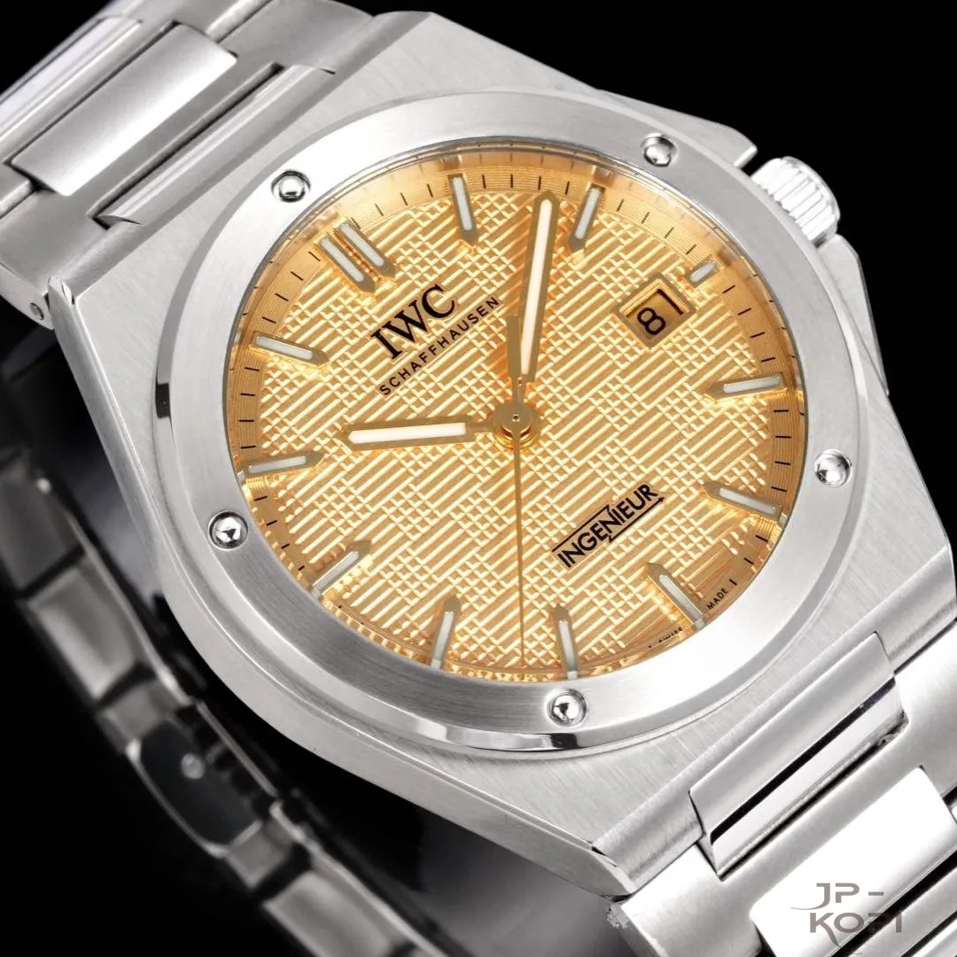 IWC インヂュニア オートマティック|シャンパン文字盤 × 2892/2824 自動巻き【BLS工場製】 - 画像 (6)