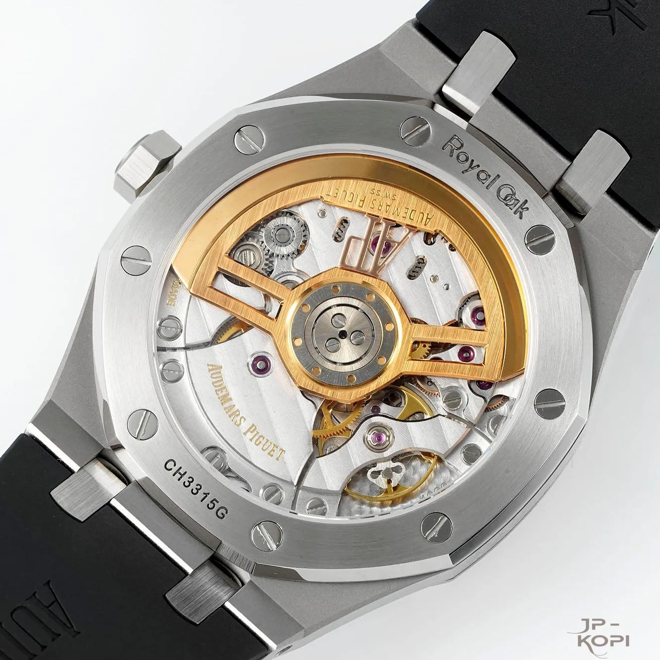 オーデマ・ピゲ ロイヤルオーク 41mm 15510ST|ブラック文字盤 × ラバーベルト【DDF工場製】 - 画像 (8)