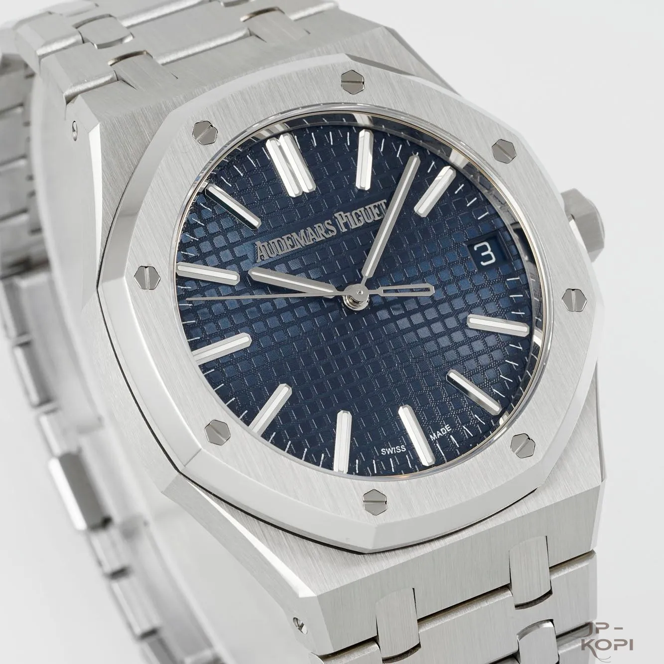 オーデマ・ピゲ ロイヤルオーク 41mm 15510ST|ナイトブルー文字盤 × ステンレスブレスレット【DDF工場製】 - 画像 (3)