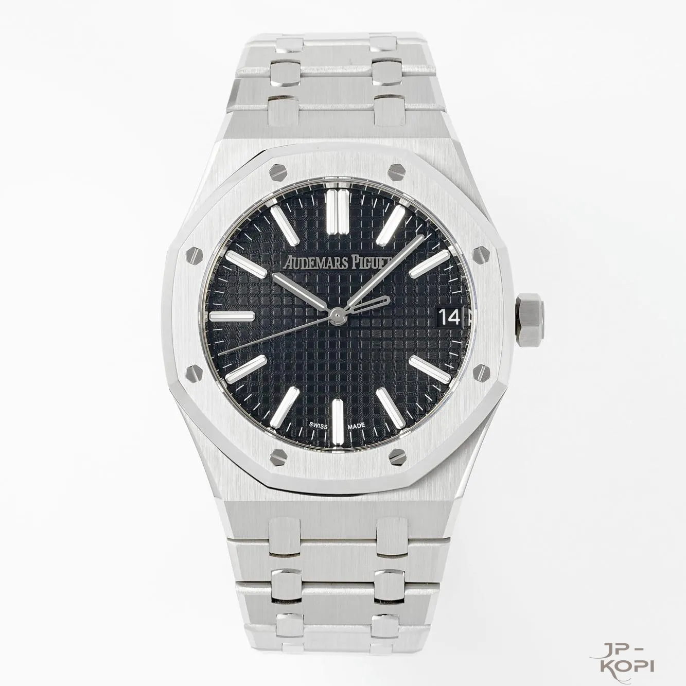 オーデマ・ピゲ ロイヤルオーク 41mm 15510ST|ブラック文字盤 × ステンレスブレスレット【DDF工場製】 - 画像 (2)