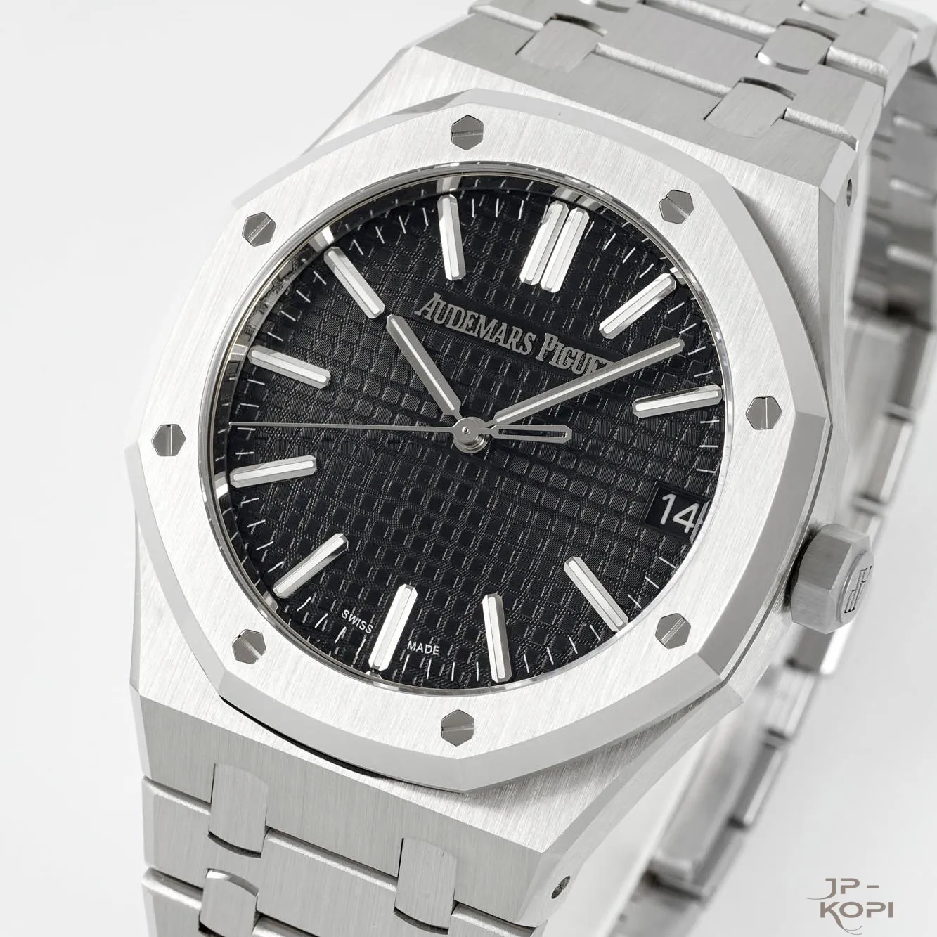 オーデマ・ピゲ ロイヤルオーク 41mm 15510ST|ブラック文字盤 × ステンレスブレスレット【DDF工場製】 - 画像 (4)