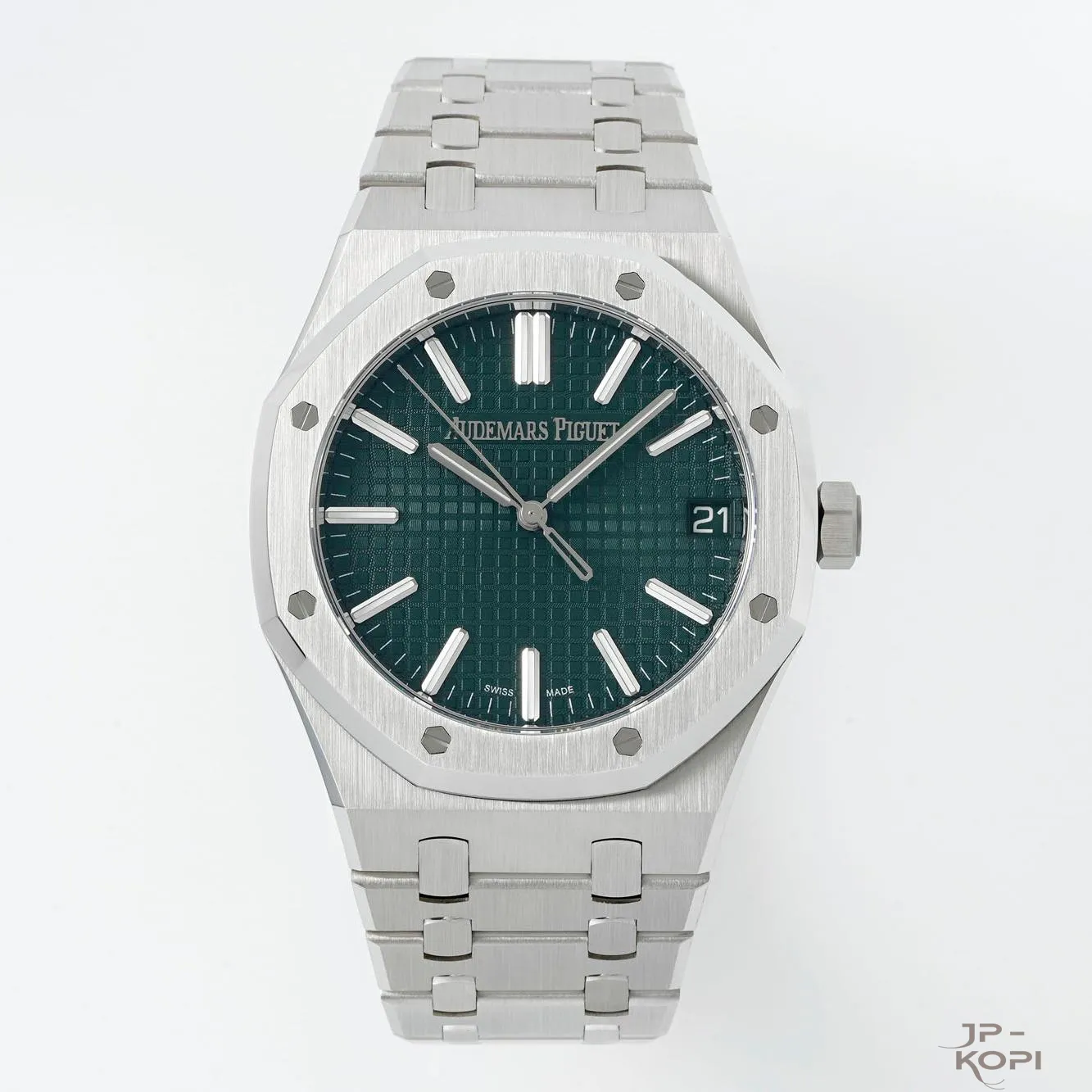オーデマ・ピゲ ロイヤルオーク 41mm 15510ST|グリーン文字盤 × ステンレスブレスレット【DDF工場製】 - 画像 (2)