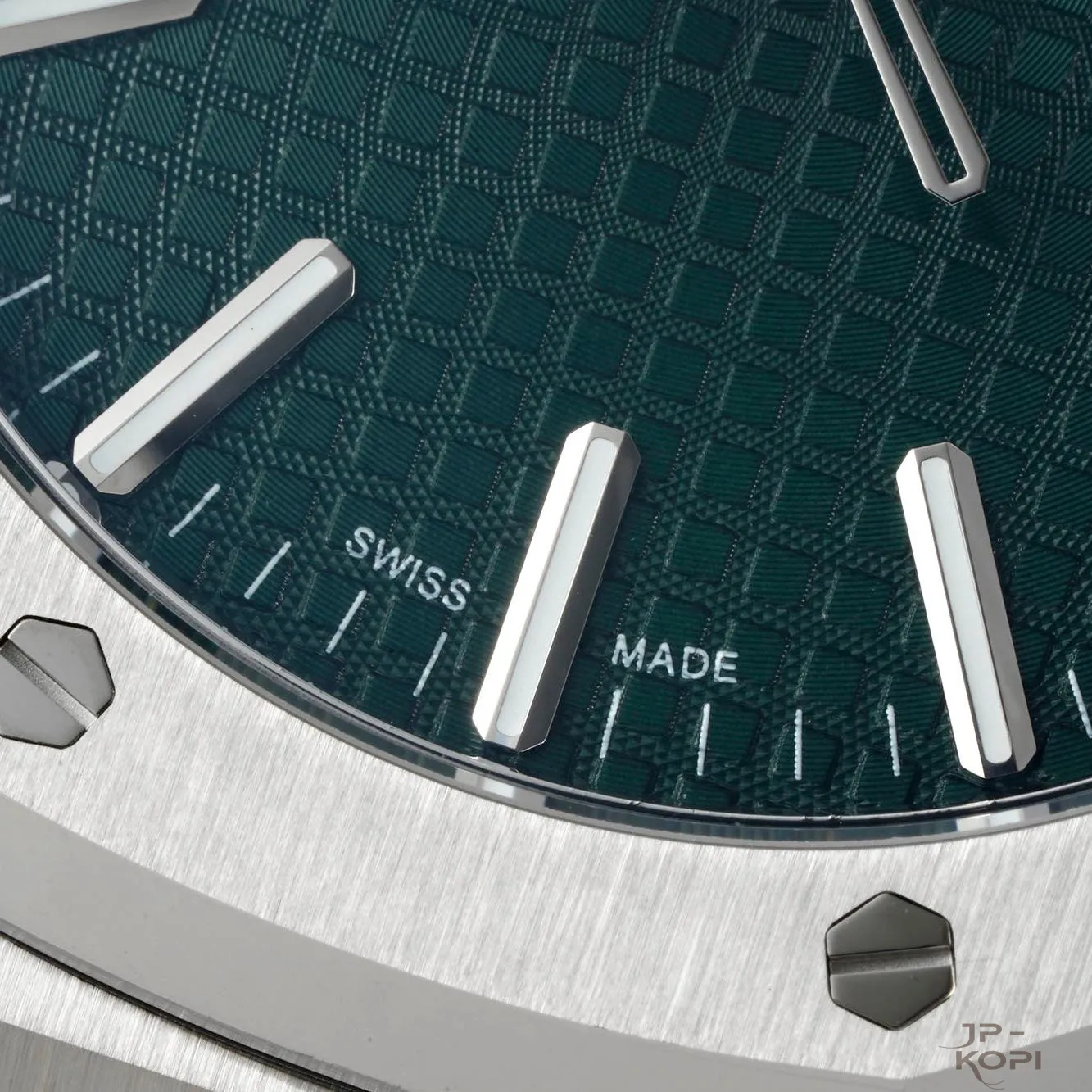 オーデマ・ピゲ ロイヤルオーク 41mm 15510ST|グリーン文字盤 × ステンレスブレスレット【DDF工場製】 - 画像 (6)