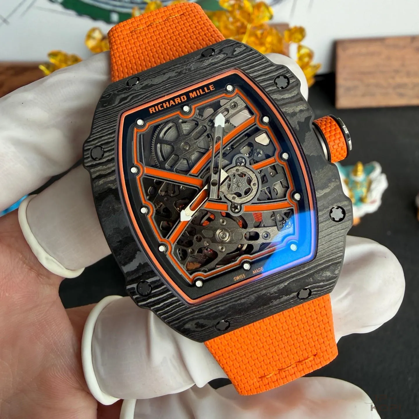 リシャール・ミル RM 67-02 マクラーレンF1チーム|超薄型一体型ムーブメント RM.CRMA7 × TPTカーボン【RICH工場製】 - 画像 (3)