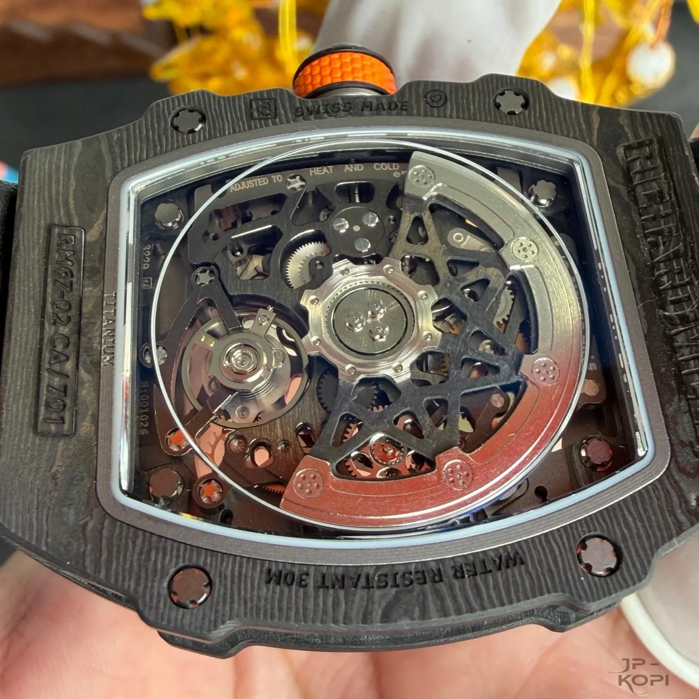 リシャール・ミル RM 67-02 マクラーレンF1チーム|超薄型一体型ムーブメント RM.CRMA7 × TPTカーボン【RICH工場製】 - 画像 (7)