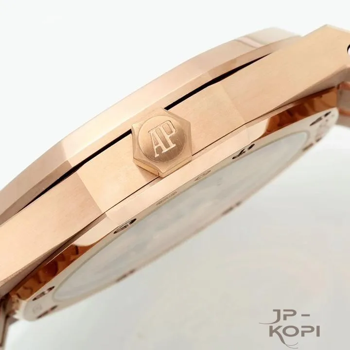 オーデマ・ピゲ ロイヤルオーク 50周年 41mm 15510OR|ナイトブルー文字盤 × ローズゴールドブレスレット【IP工場製】 - 画像 (7)