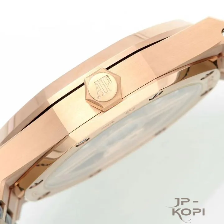 オーデマ・ピゲ ロイヤルオーク“50周年記念”41mm 15510OR|ナイトブルー文字盤 × ブルーレザーストラップ【IP工場製】 - 画像 (7)