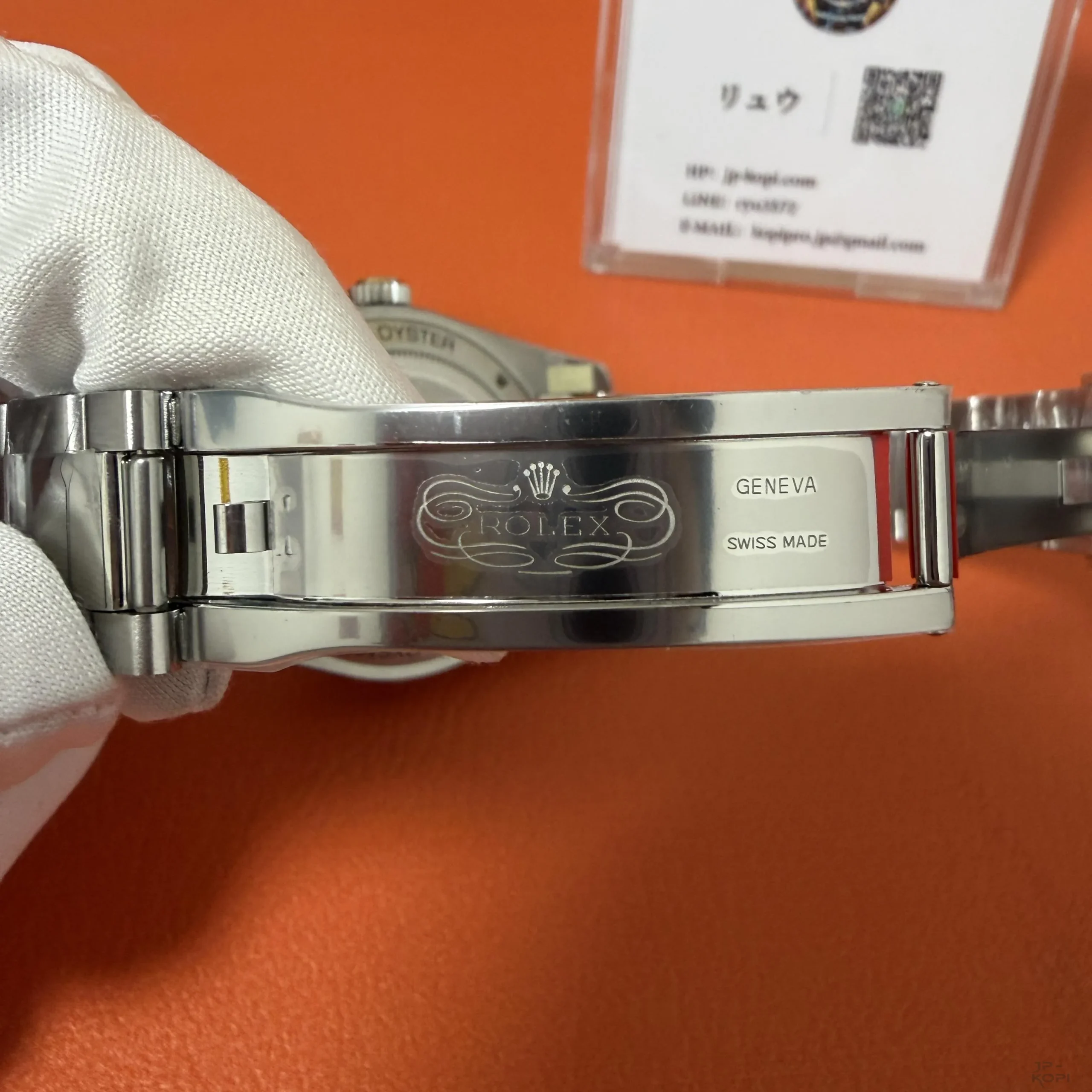 ロレックス ミルガウス 116400GV-0002|Zブルー ダイアル グリーンサファイヤガラス 丹東Cal.3131【VS工場製】 - 画像 (9)