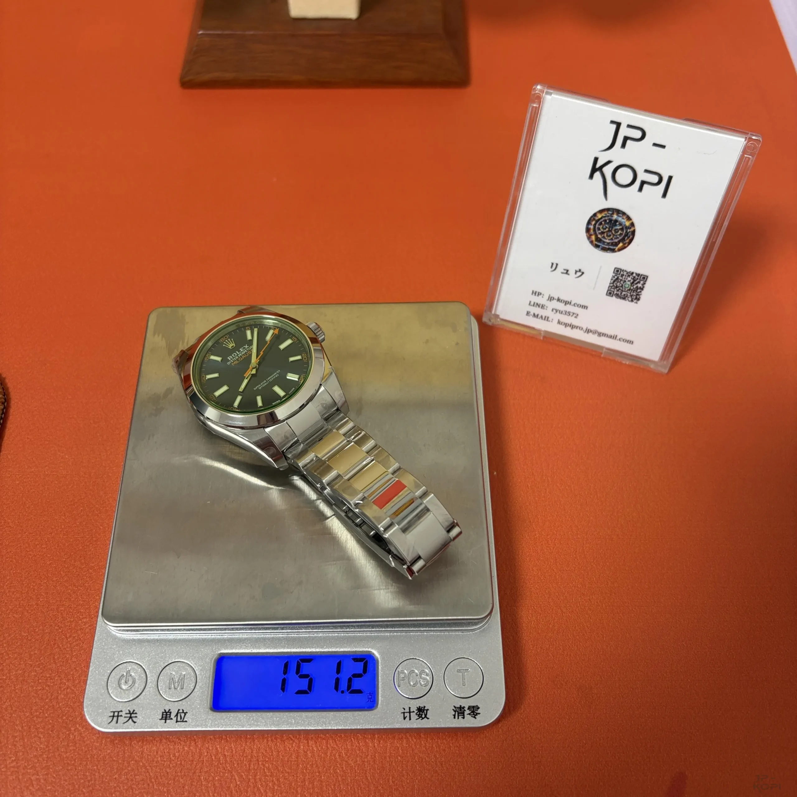ロレックス ミルガウス 116400GV-0002|Zブルー ダイアル グリーンサファイヤガラス 丹東Cal.3131【VS工場製】 - 画像 (13)