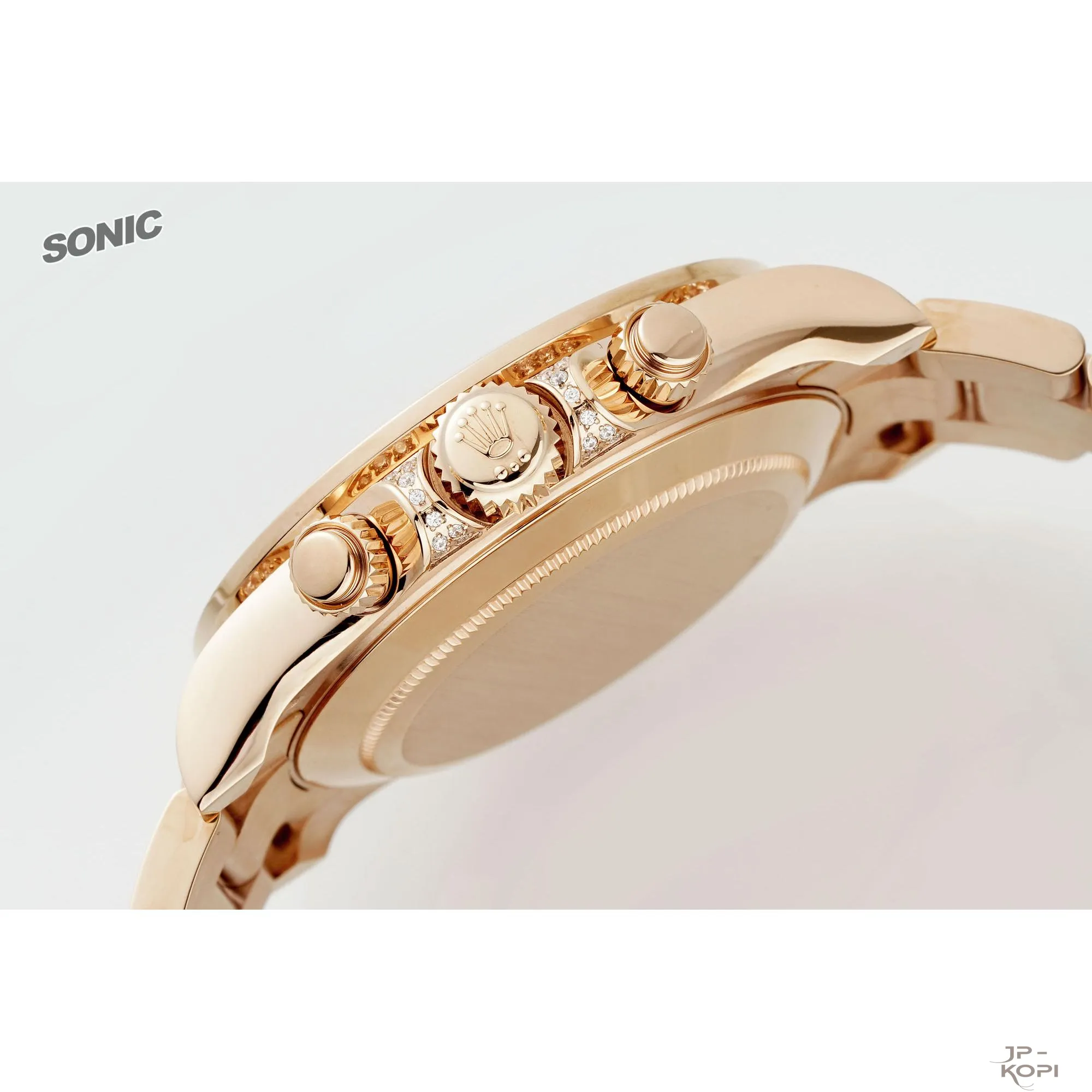 ロレックス デイトナ レインボー 116595RBOW|バゲットダイヤベゼル × ローズゴールド【Sonic工場製】 - 画像 (6)