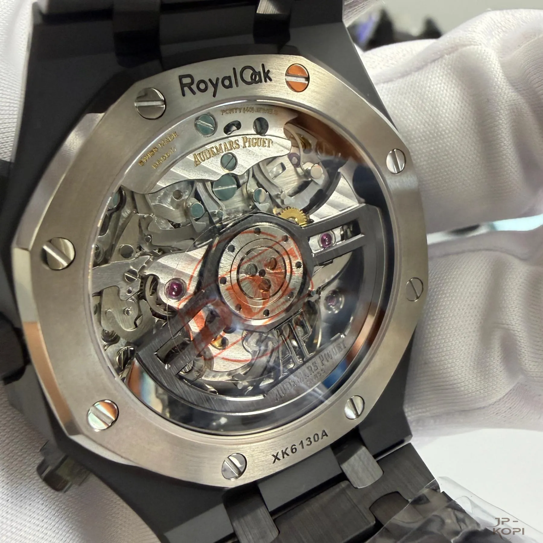 オーデマ・ピゲ ロイヤルオーク クロノグラフ 26240CE|ブラックダイアル × フルセラミック【DD工場製】 - 画像 (7)