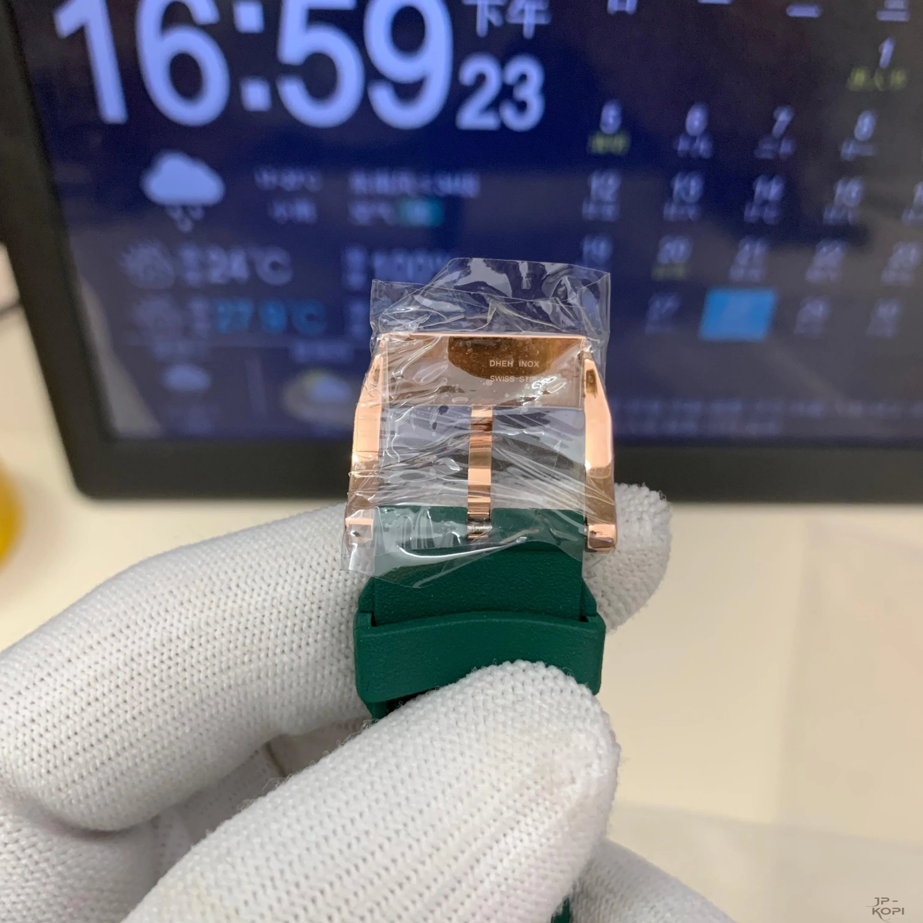 IWC パイロットウォッチ IW388110|グリーンダイアル × ローズゴールドケース × ラバーベルト【APS工場製】 - 画像 (10)