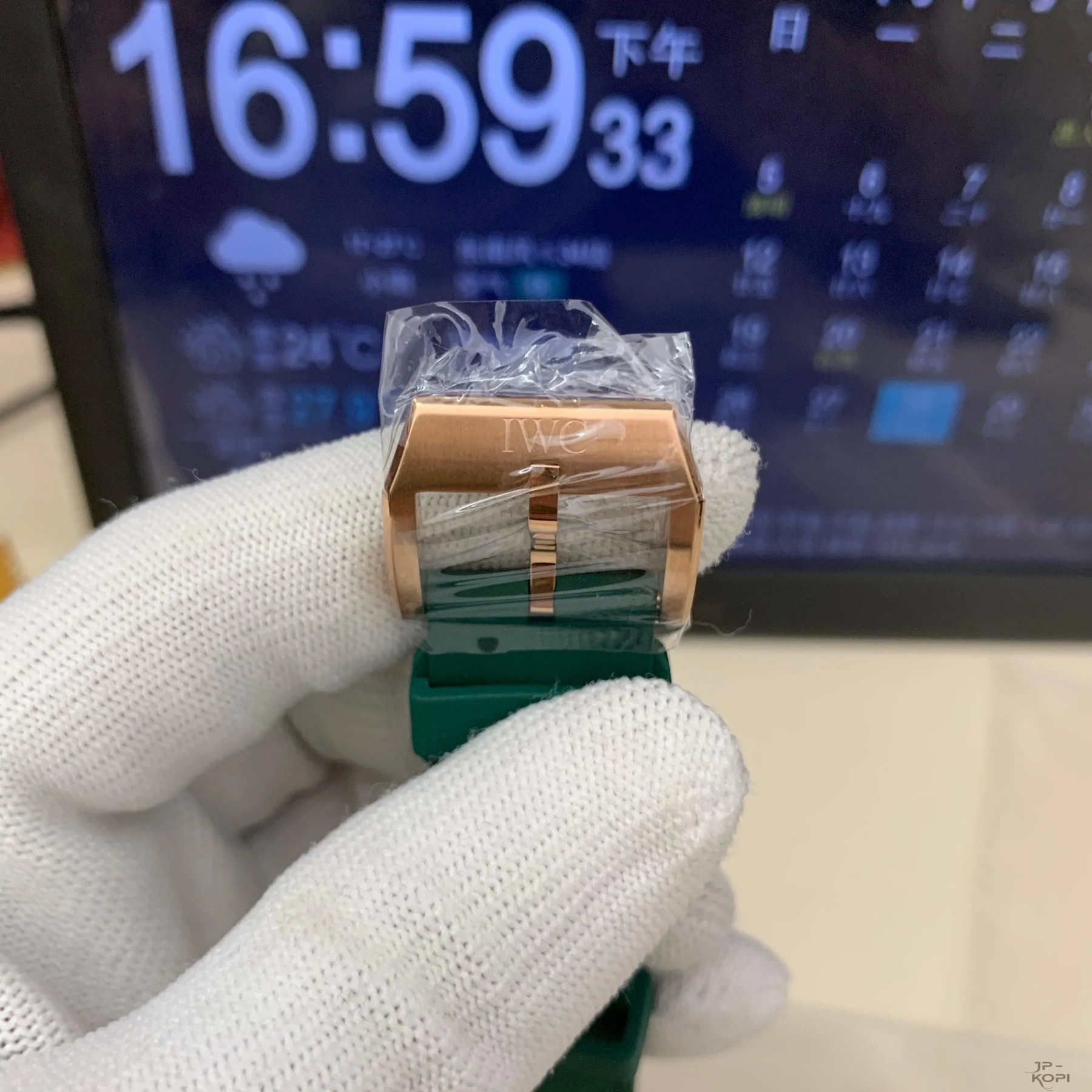 IWC パイロットウォッチ IW388110|グリーンダイアル × ローズゴールドケース × ラバーベルト【APS工場製】 - 画像 (12)