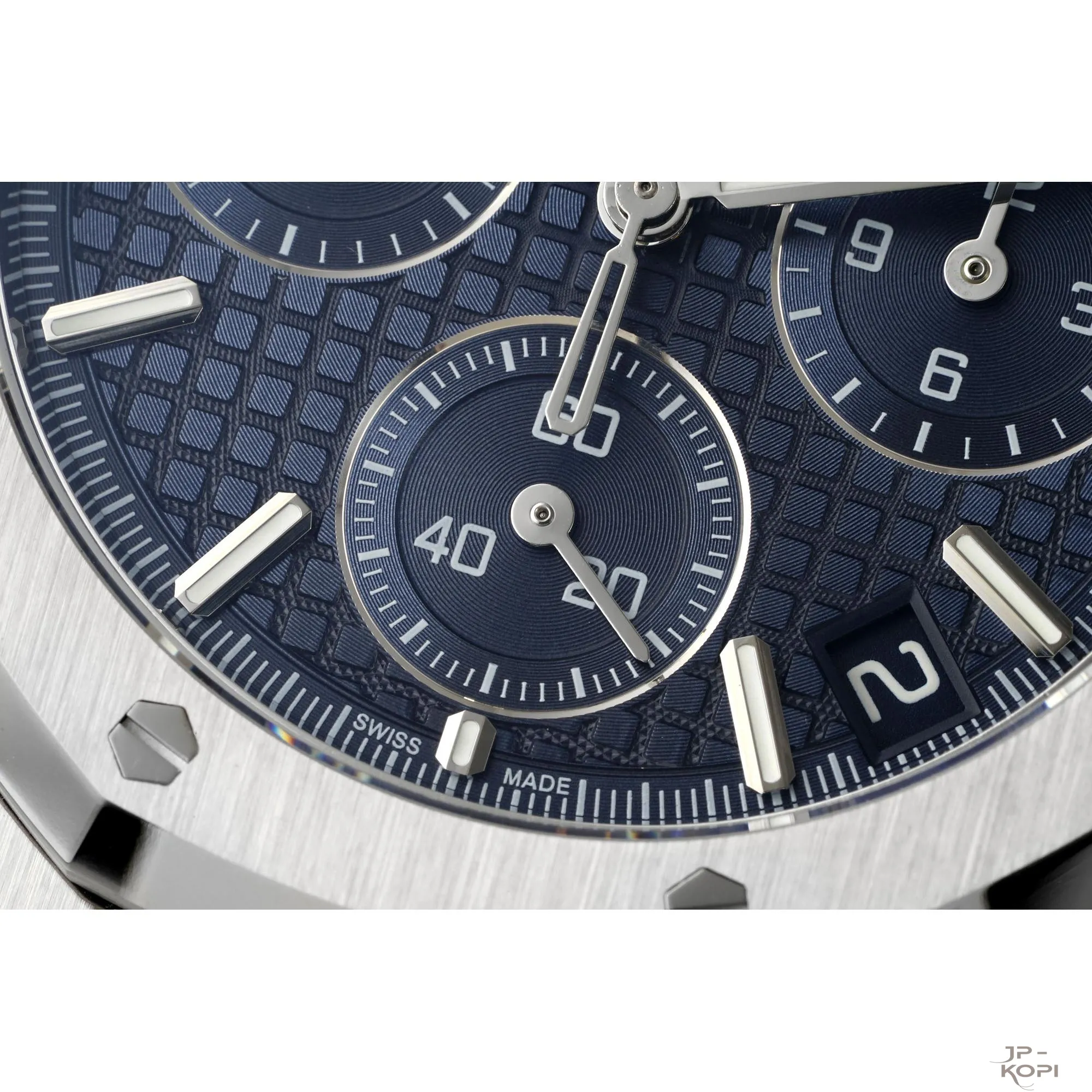 オーデマ・ピゲ ロイヤル オーク クロノグラフ 26240ST.OO.1320ST.05|ナイトブルーダイアル×904Lステンレス×丹東Cal.4401【DD工場製】 - 画像 (6)