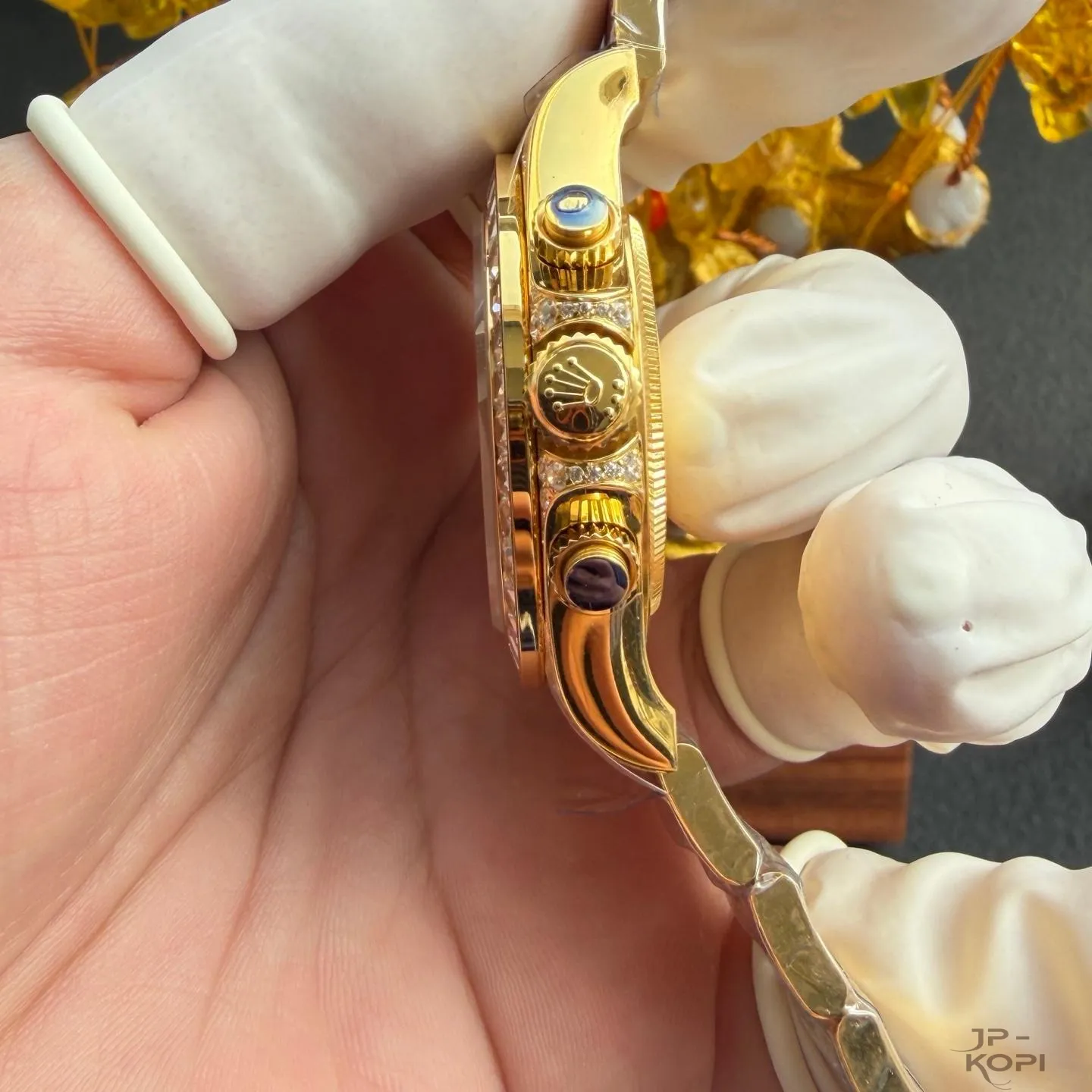 ロレックス デイトナ 116598TBR “Eye of the Tiger”|バゲットダイヤ × タイガーアイ文字盤 40mm【PPM工場製】 - 画像 (6)