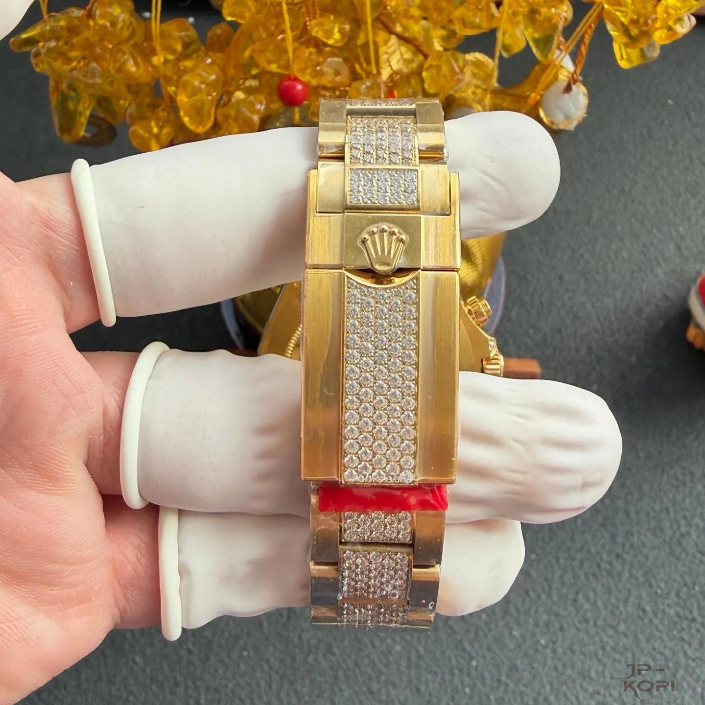 ロレックス デイトナ 116598TBR “Eye of the Tiger”|バゲットダイヤ × タイガーアイ文字盤 40mm【PPM工場製】 - 画像 (10)