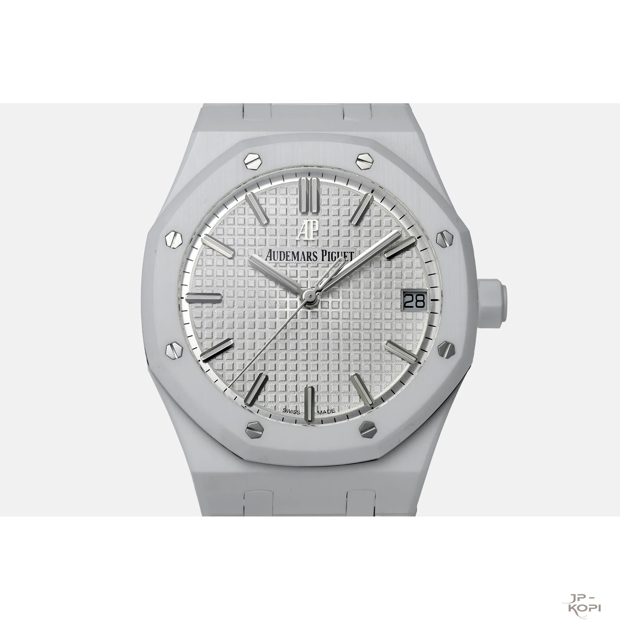 オーデマ・ピゲ ロイヤルオーク 15500|ホワイトセラミック × シルバーダイアル【ZF工場製】 - 画像 (3)
