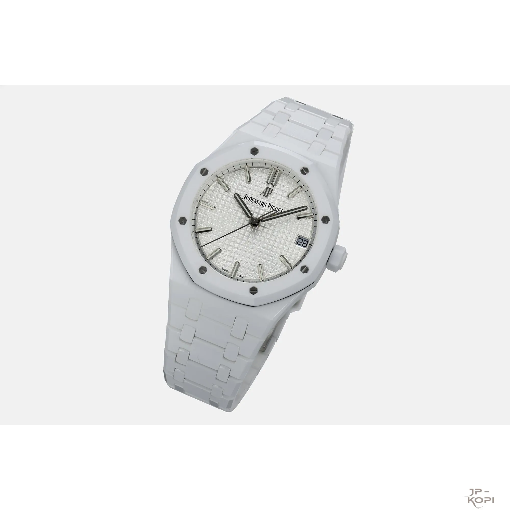 オーデマ・ピゲ ロイヤルオーク 15500|ホワイトセラミック × シルバーダイアル【ZF工場製】 - 画像 (4)