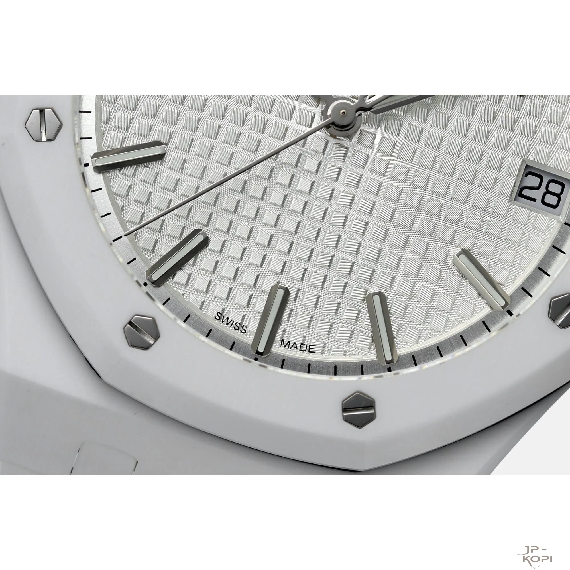 オーデマ・ピゲ ロイヤルオーク 15500|ホワイトセラミック × シルバーダイアル【ZF工場製】 - 画像 (6)